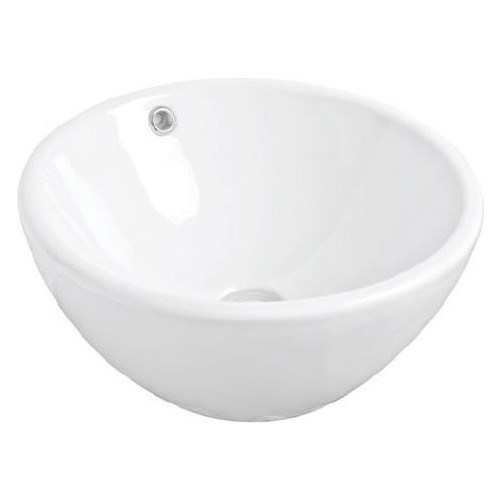 Güral C42 Çap 42cm Çanak Mobilya Üstü Beyaz Deliksiz Lavabo