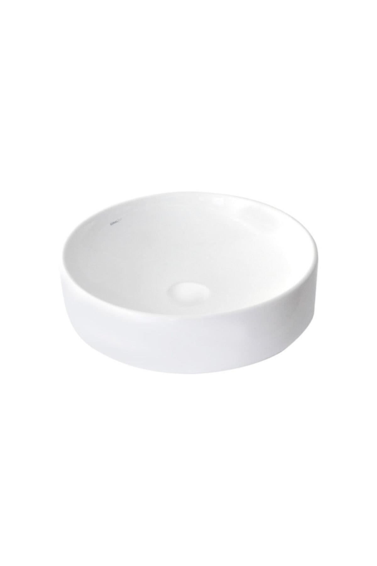 GÜRAL NOVA BATARYA DELİKSİZ MOBİLYA ÜSTÜ LAVABO ÇAP 45 CM