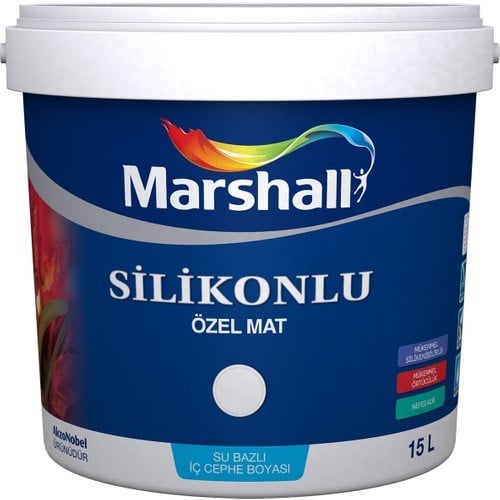 MARSHAL SİLİKONLU ÖZEL MAT SİLİNEBİLİR İÇ CEPHE BOYASI FUŞYA 2,5 LT