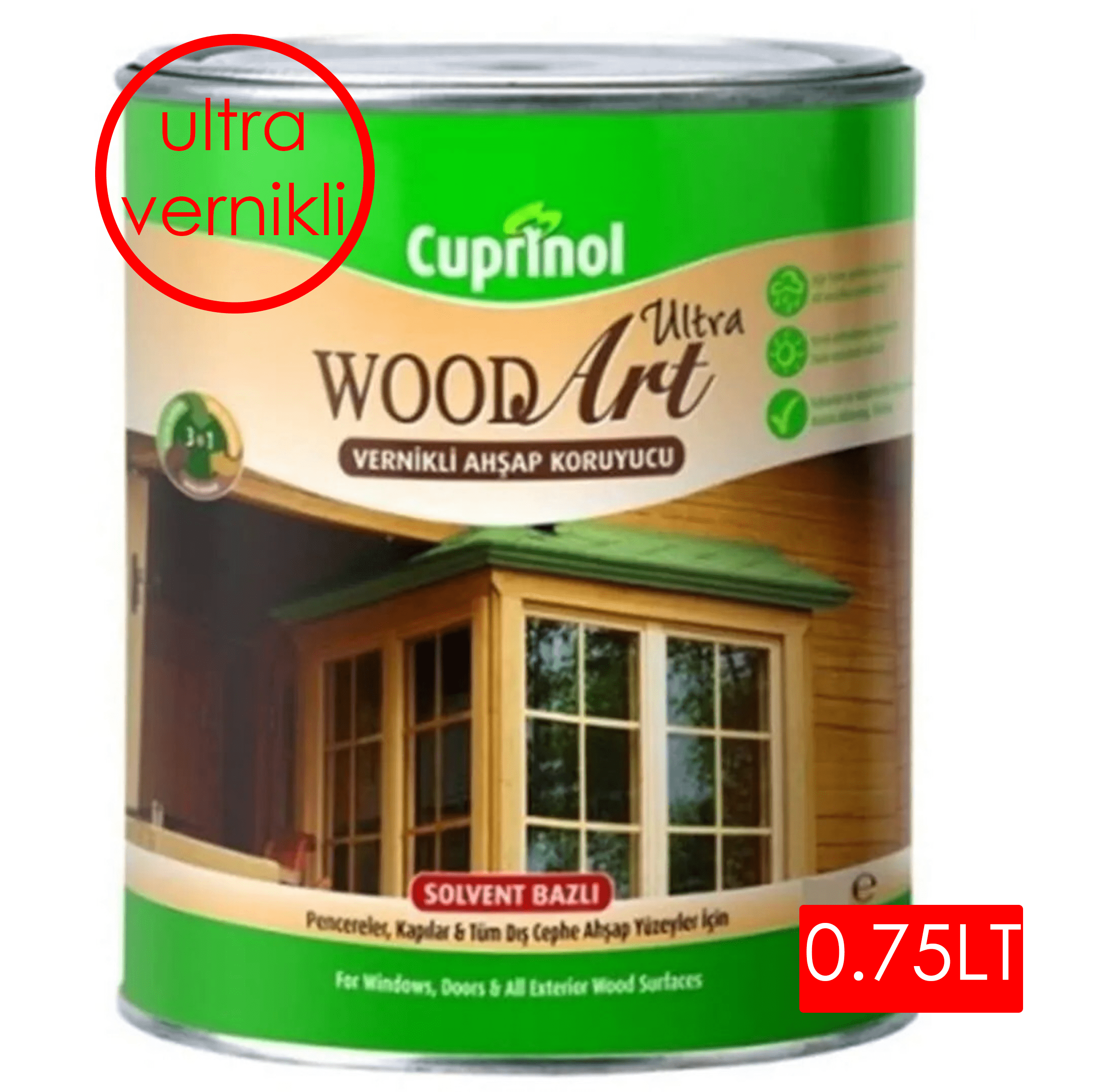 MARSHALL CUPRİNOL ULTRA VERNİKLİ AHŞAP BAKIMI 0.75 LT