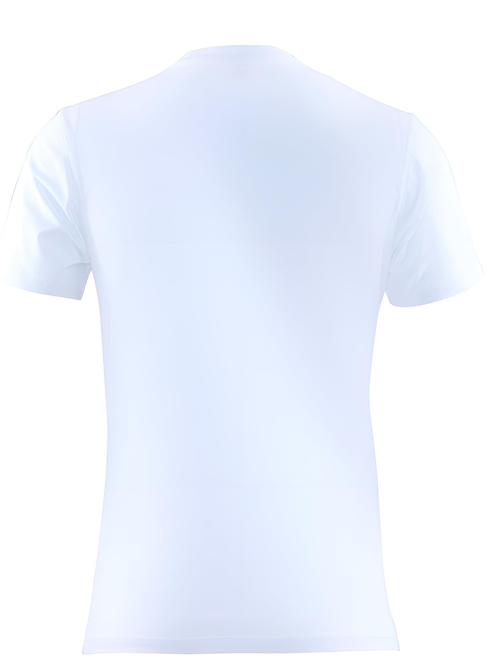 Blackspade Erkek Beyaz Bisiklet Yaka Atlet Aura 9506