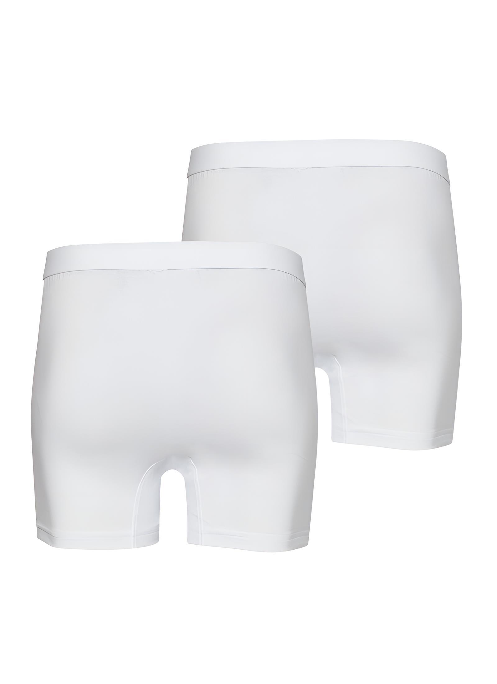 Blackspade Erkek Beyaz Boxer 2'li Paket Loose Fit 9626