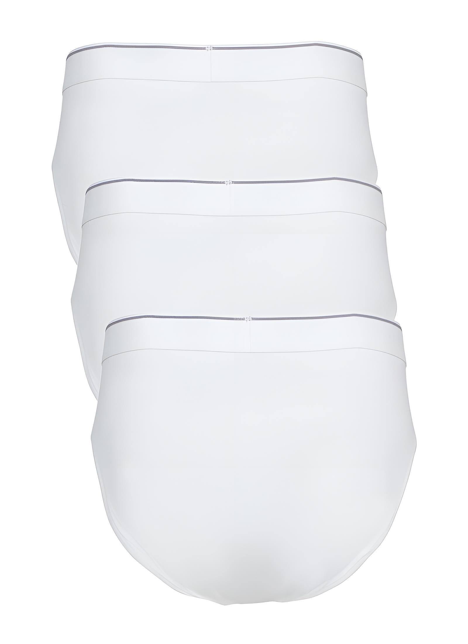 Blackspade Erkek Beyaz Slip 3'lü Paket 9672