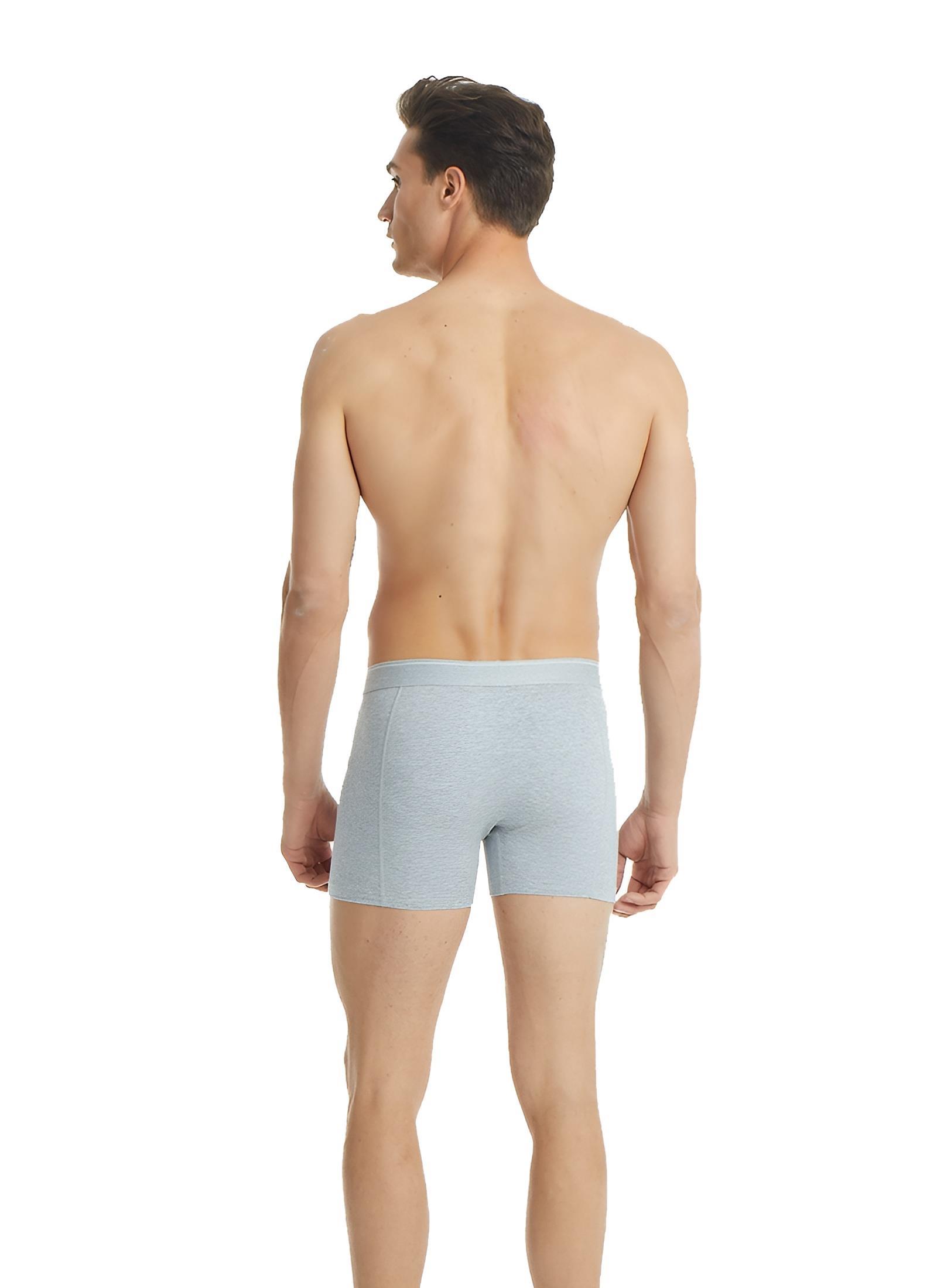 Blackspade Erkek Gri Pamuklu Boxer 9233