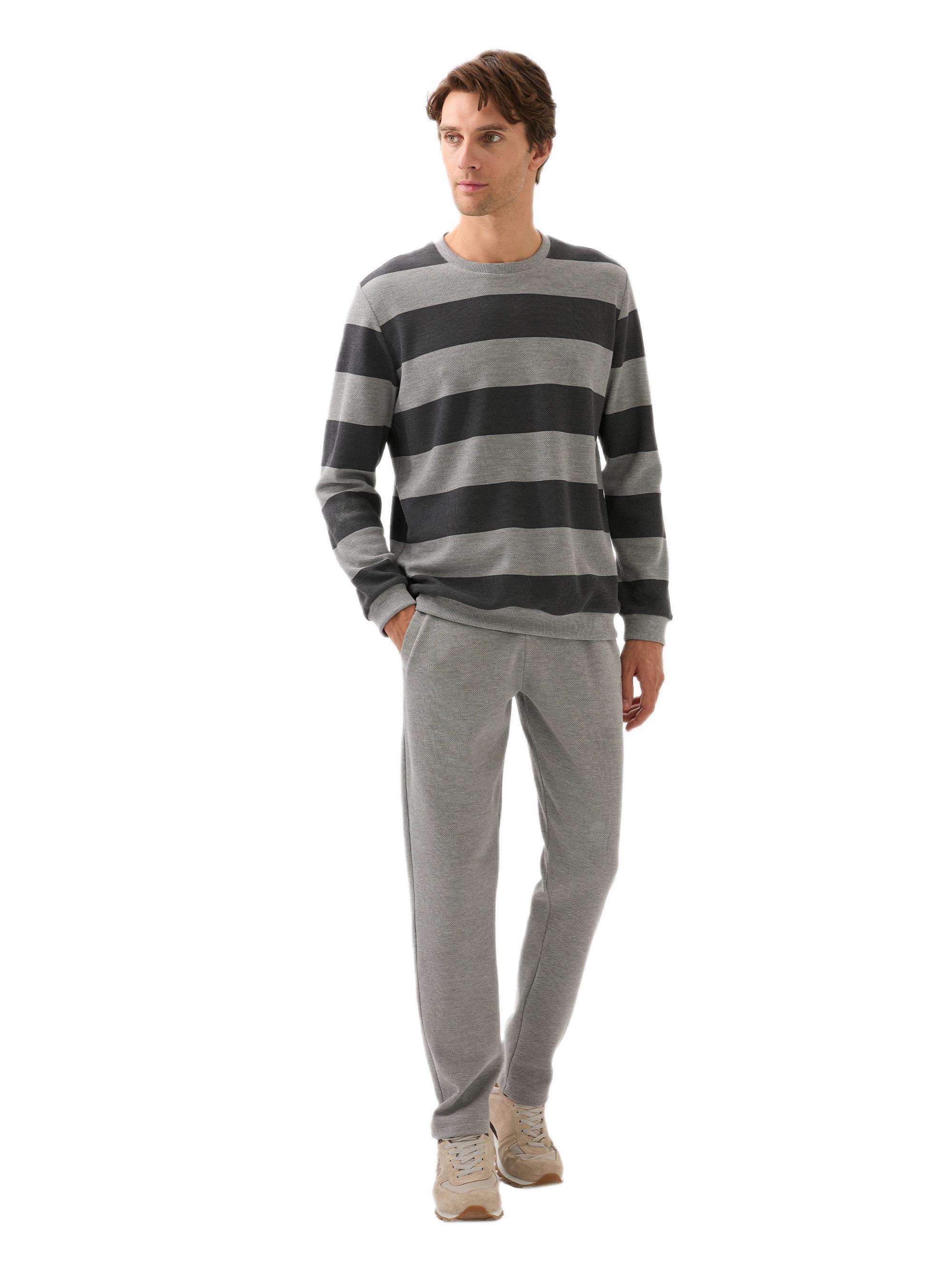 Blackspade Erkek Gri Sweatshirt 40836