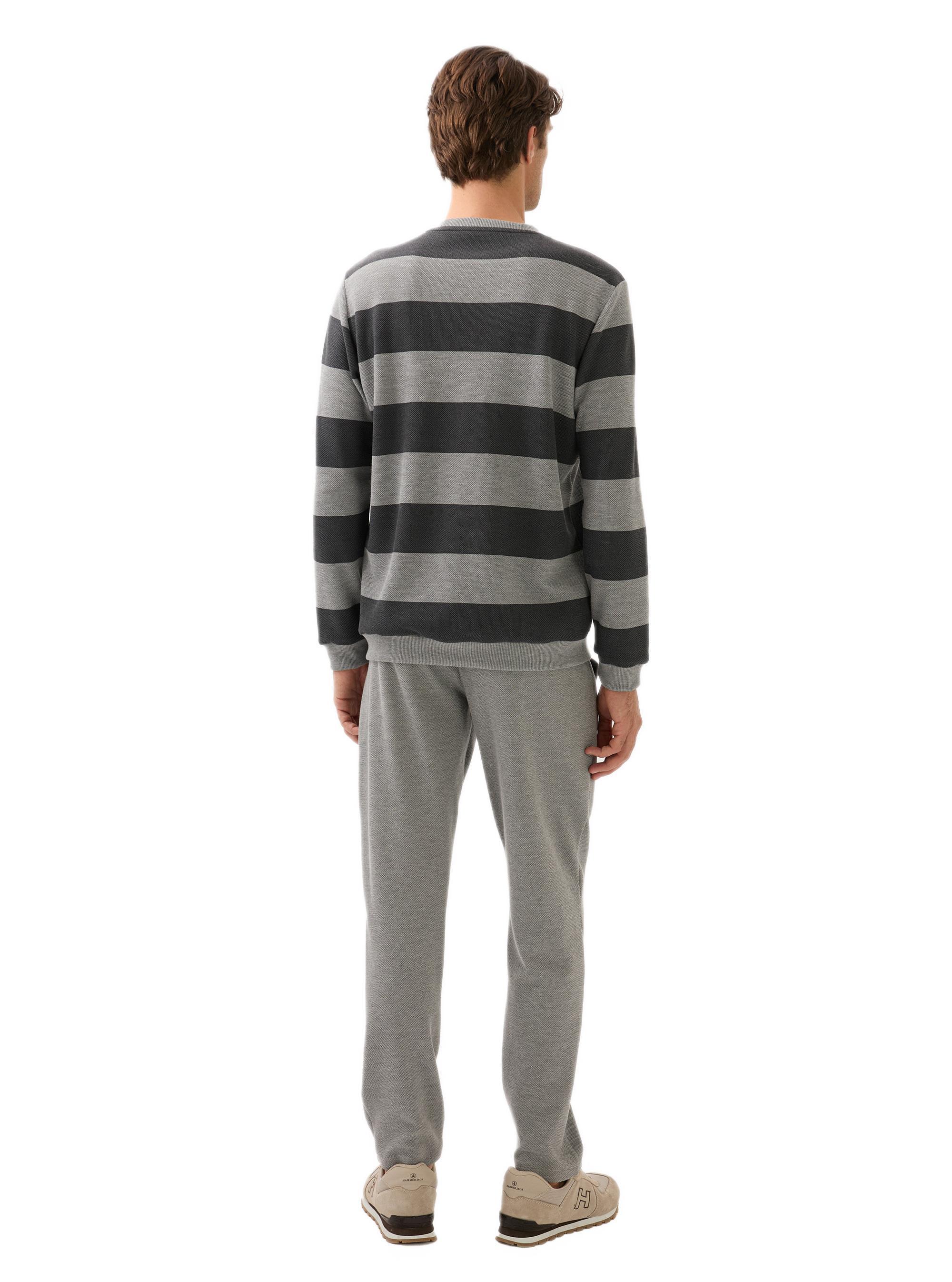 Blackspade Erkek Gri Sweatshirt 40836