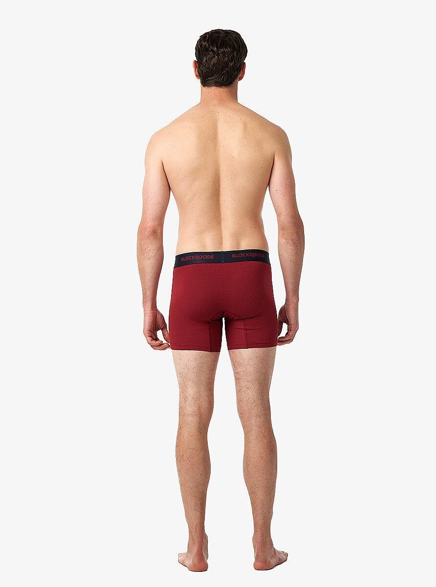 Blackspade Erkek Lacivert - Kırmızı Boxer 2'li Paket 9618