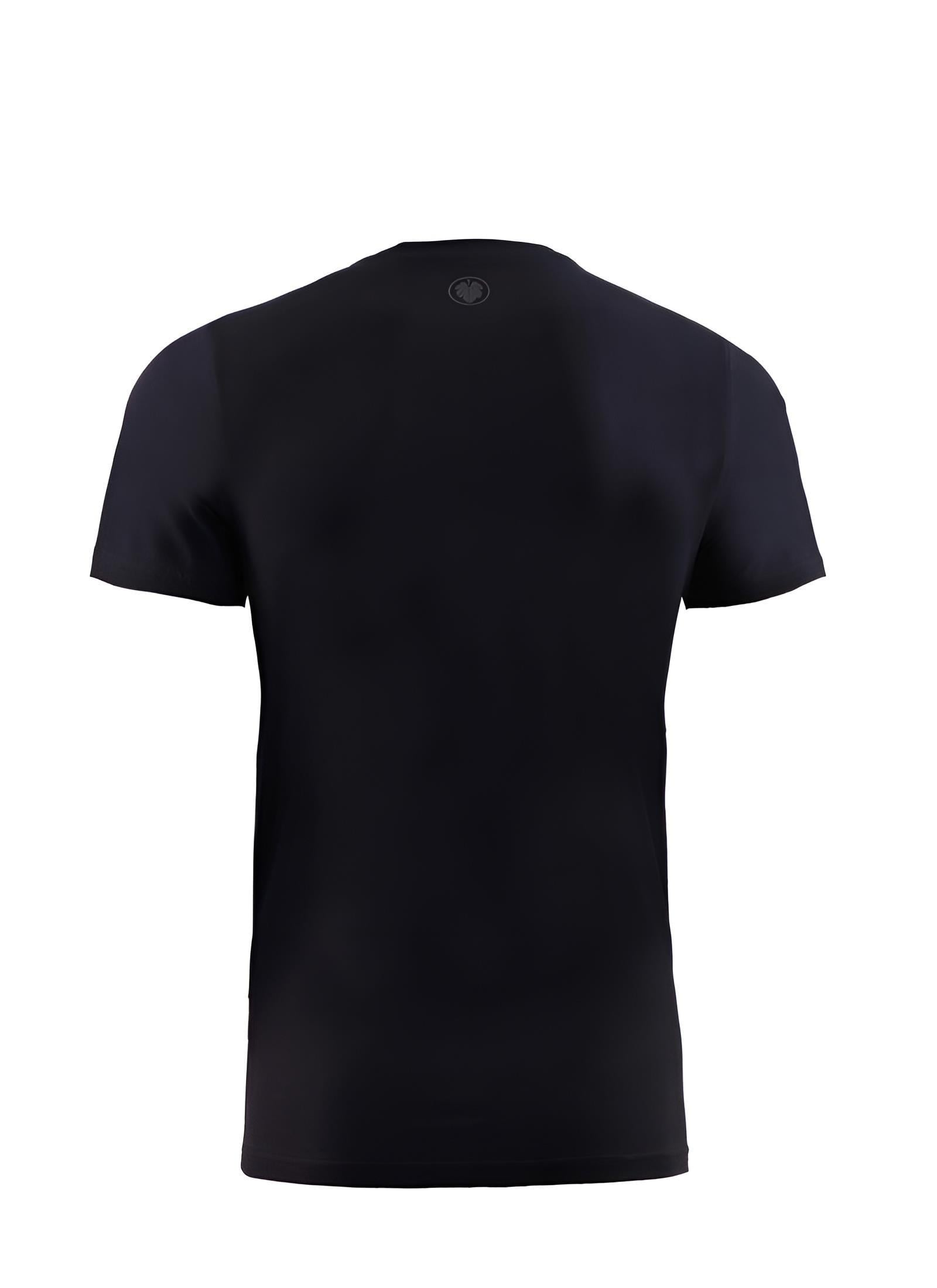 Blackspade Erkek Siyah Bisiklet Yaka Atlet Aura 9506