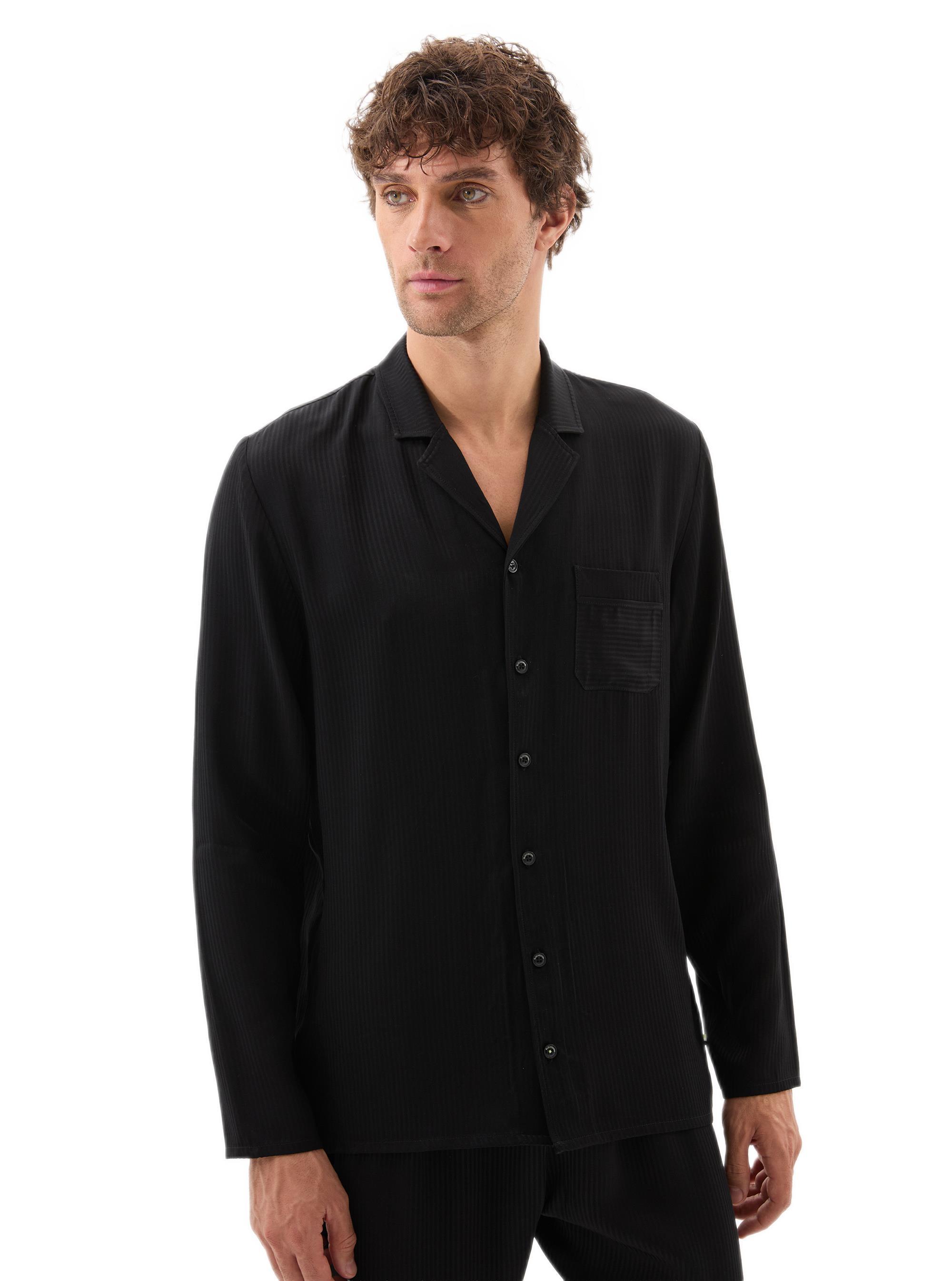 Blackspade Erkek Siyah Uzun Kol Pijama Takımı 40796