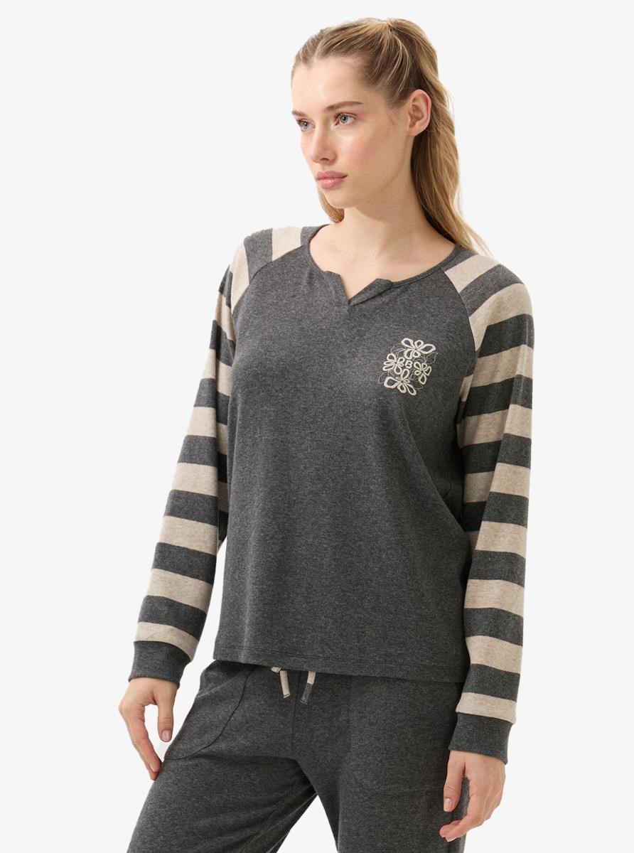 Blackspade Kadın Antrasit Pijama Üstü 51973
