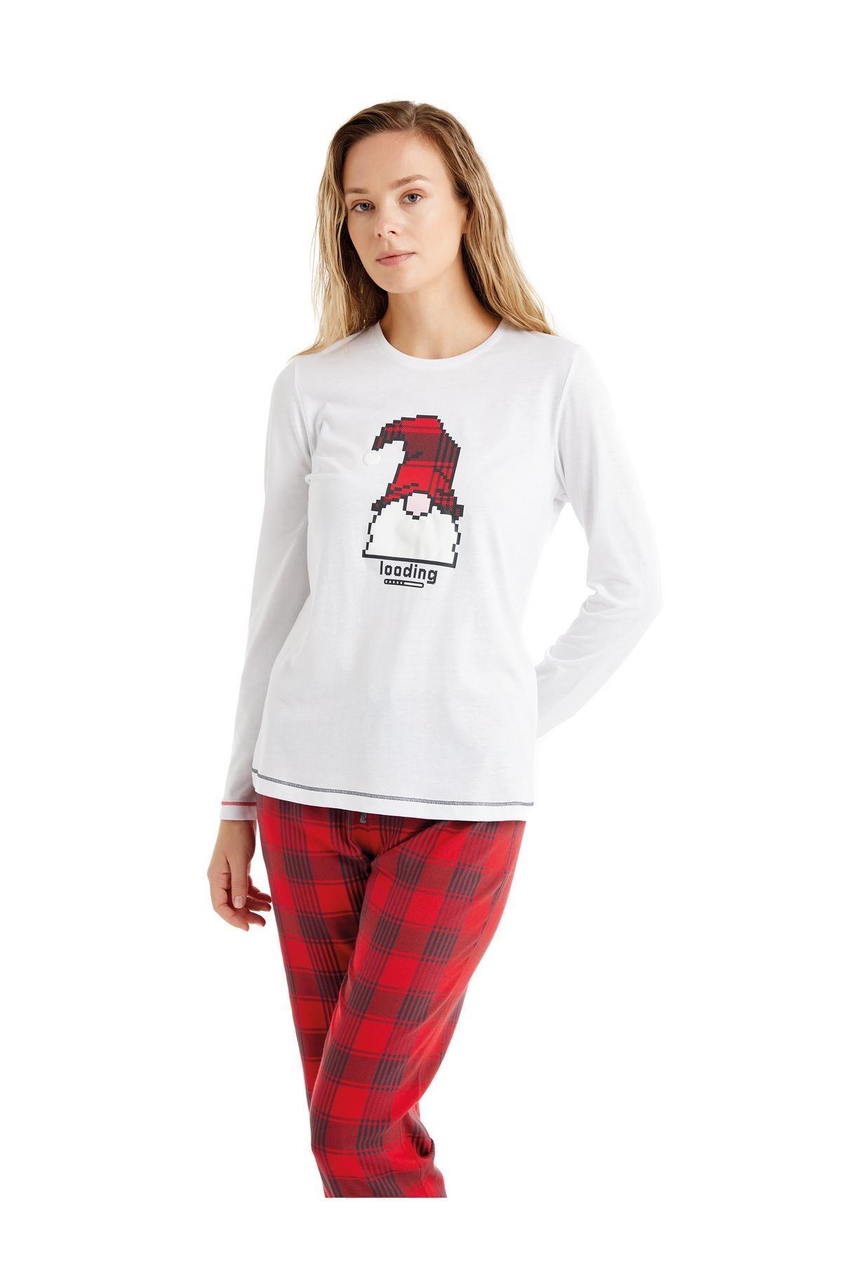 Blackspade Kadın Beyaz Pijama Takımı 51622