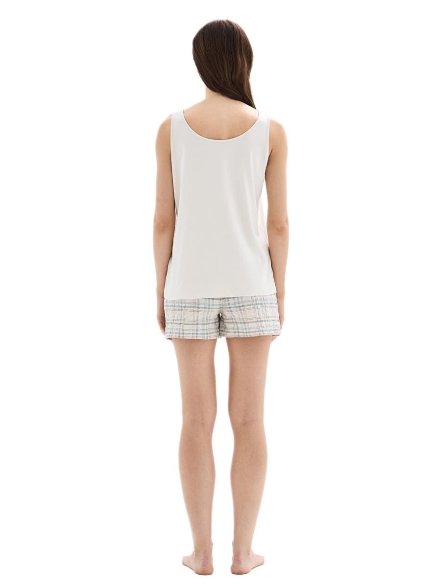 Blackspade Kadın Ekru Şortlu Pijama Takımı 52070