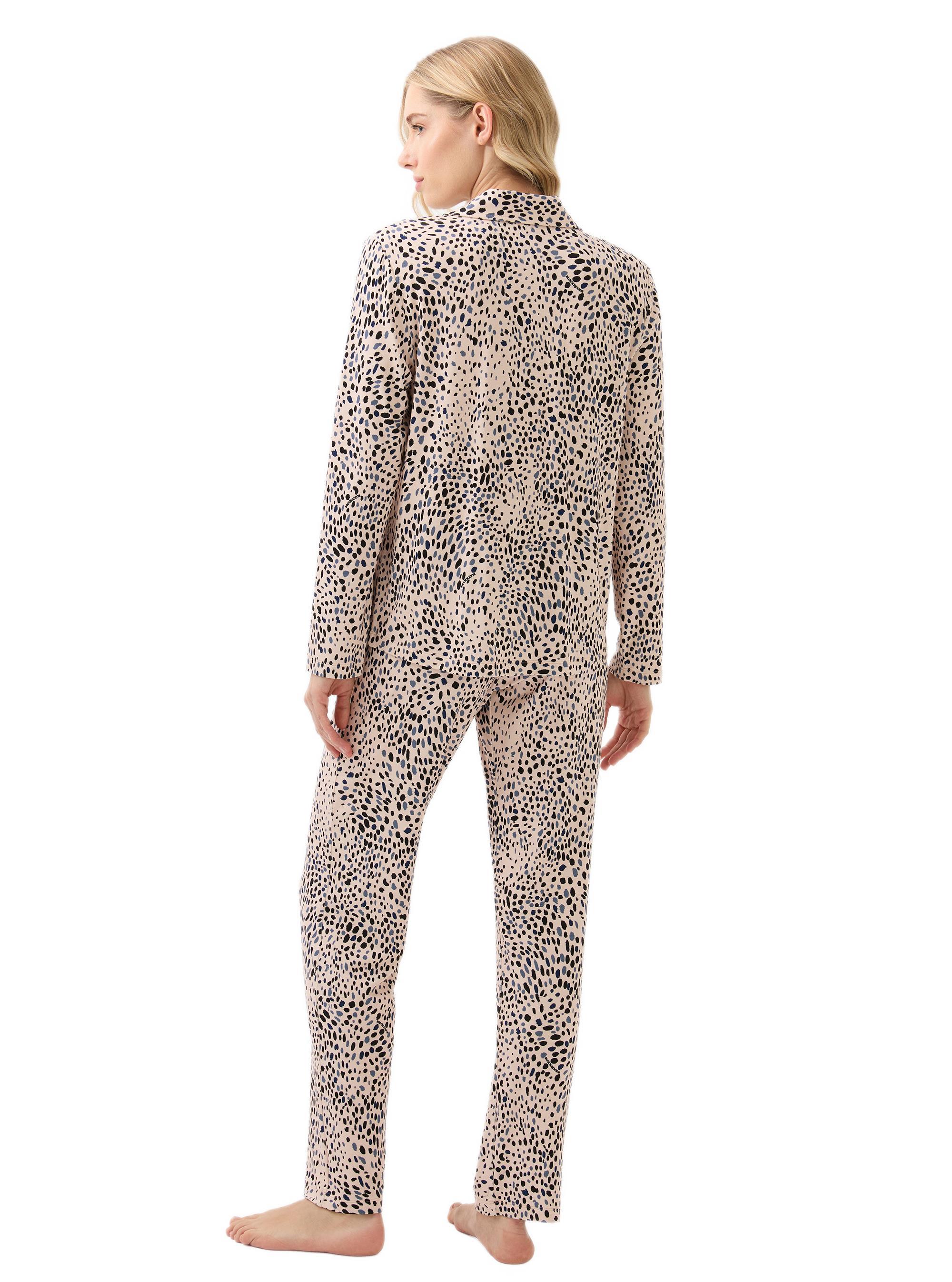 Blackspade Kadın Krem Uzun Kol Pijama Takımı 51918