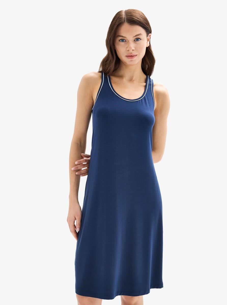 Blackspade Kadın Lacivert Coastal Town Gecelik 52080