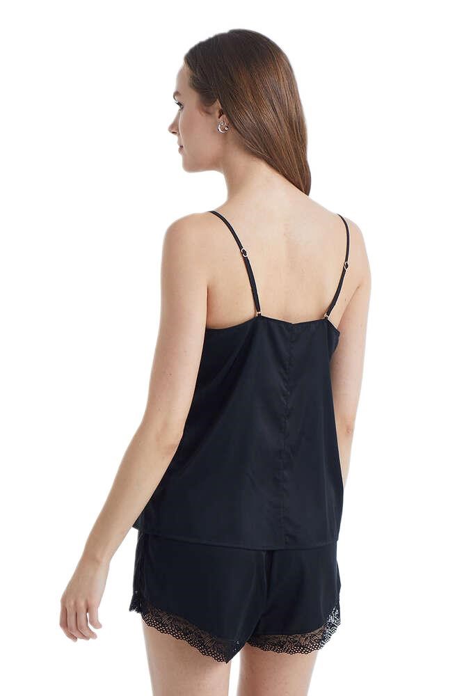 Blackspade Kadın Siyah Askılı Atlet 60252