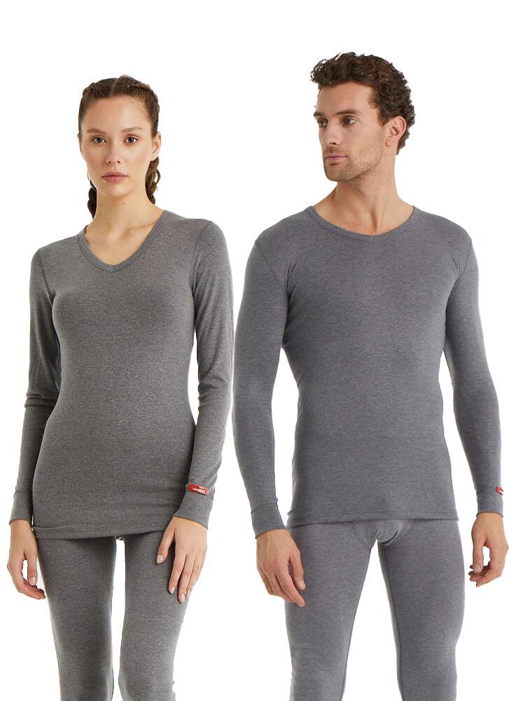 Blackspade Unisex Gri Termal Üst İçlik 2. Seviye 1257