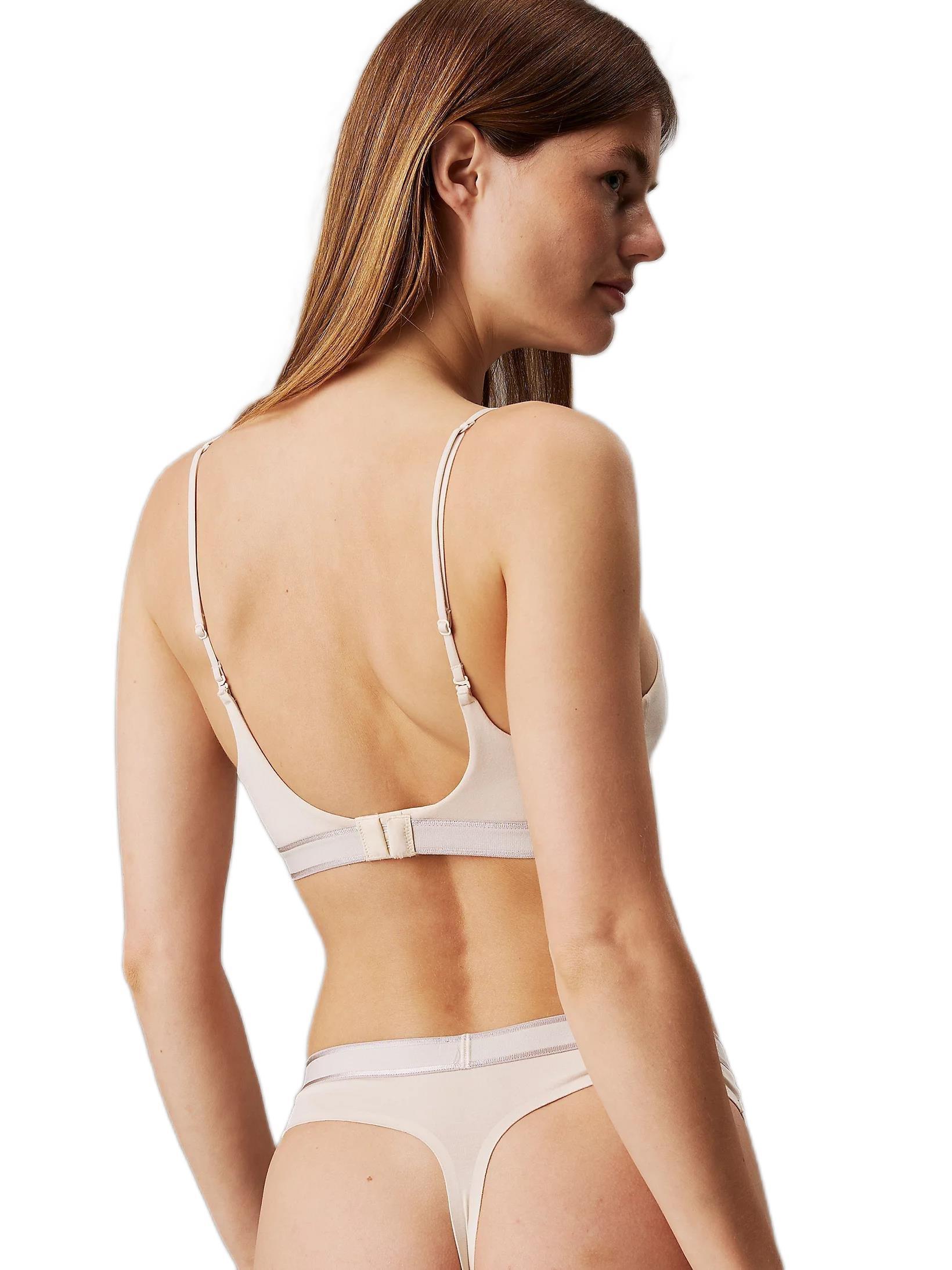 Calvin Klein Bej Unlined Bralet 000QF7957E