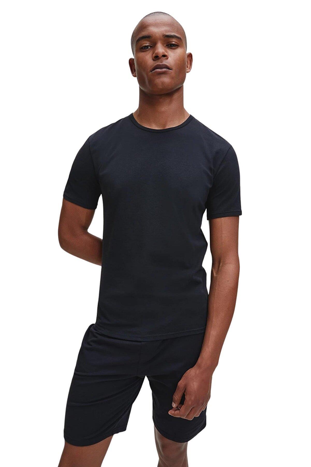 Calvin Klein Erkek 2'li Bisiklet Yaka Atlet