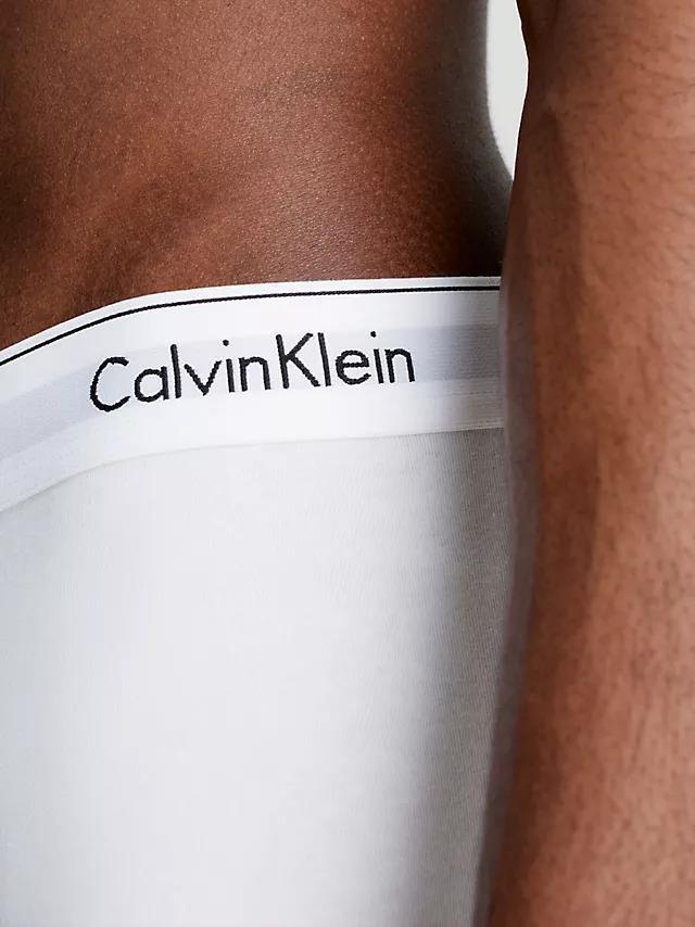 Calvin Klein Erkek 3'lü Beyaz Boxer Trunk