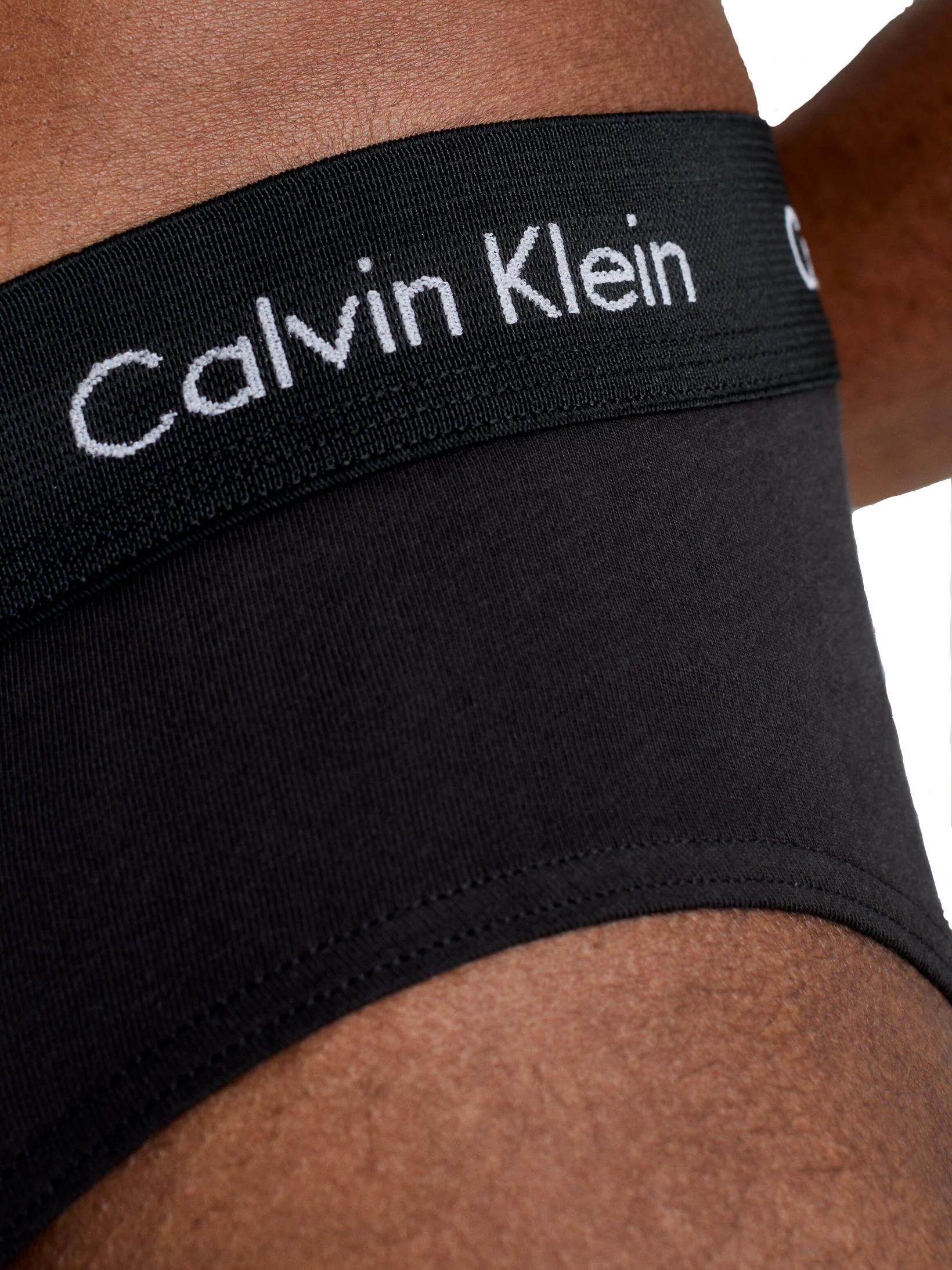 Calvin Klein Erkek 3’Lü Siyah Mavi Slip