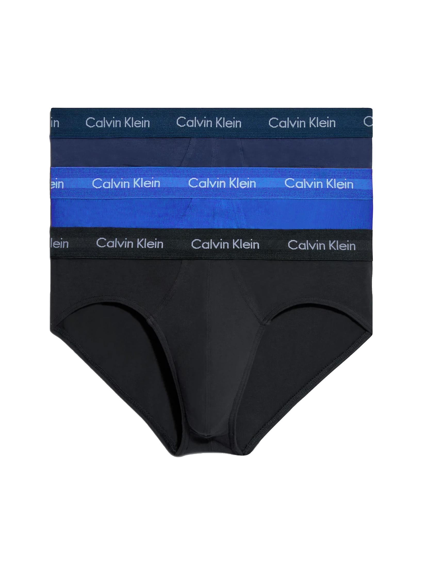 Calvin Klein Erkek 3’Lü Siyah Mavi Slip