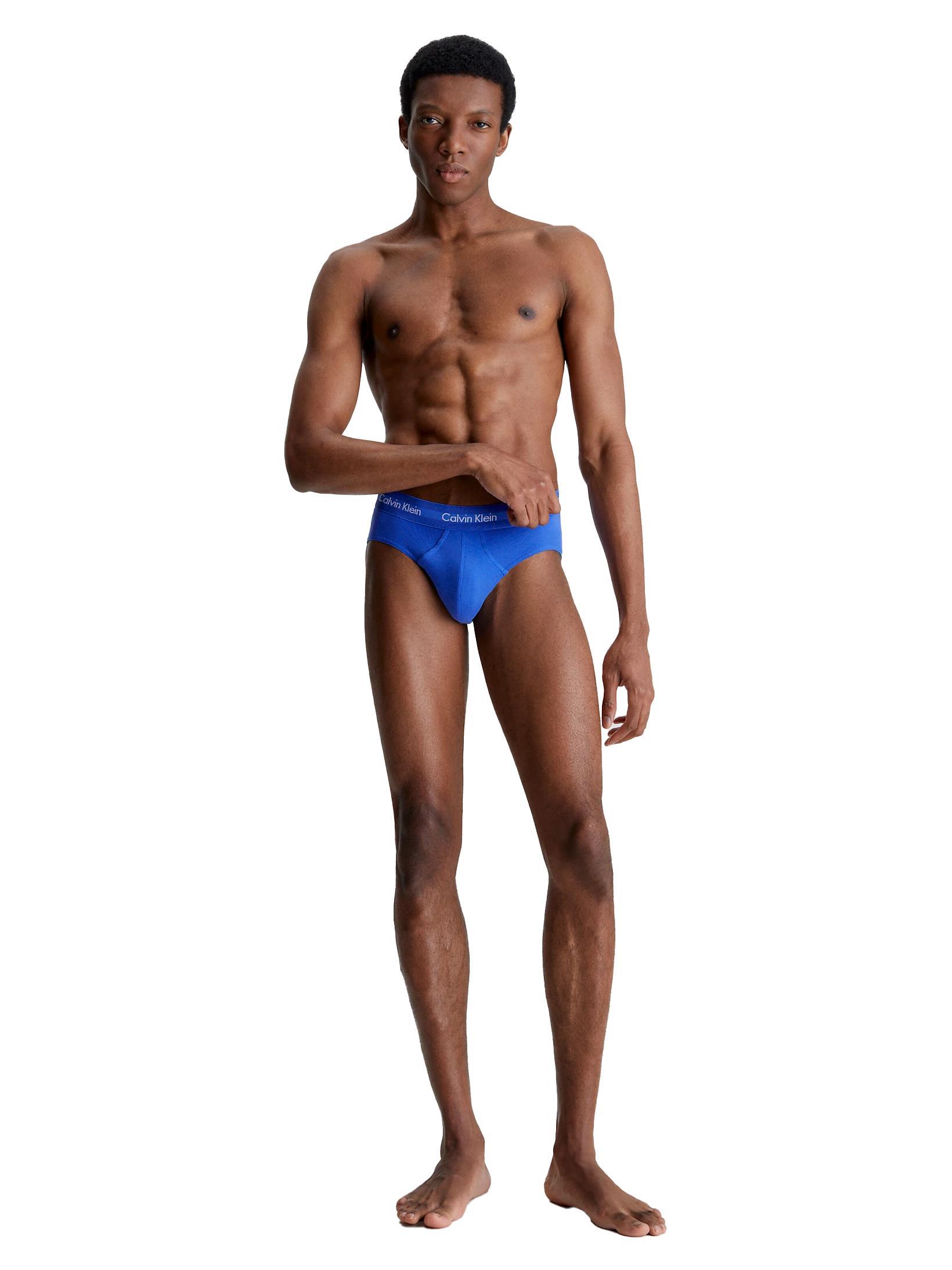 Calvin Klein Erkek 3’Lü Siyah Mavi Slip