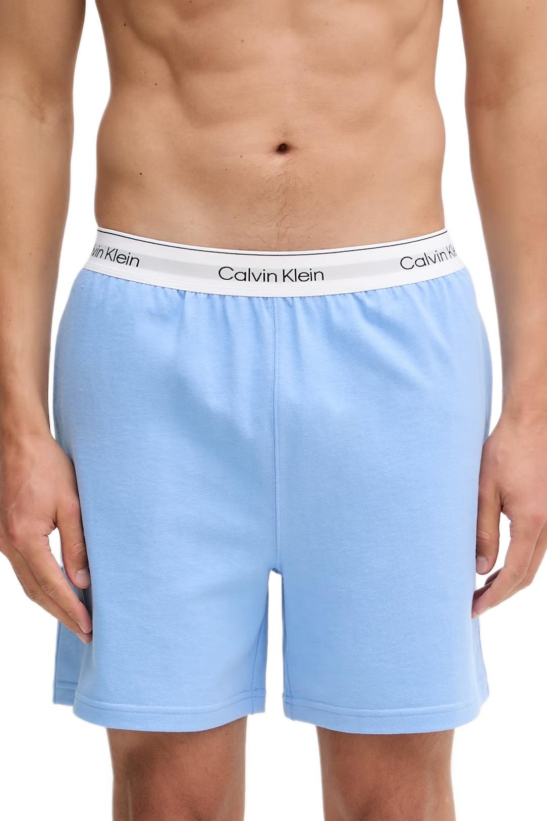 Calvin Klein Erkek Kısa Kollu Şortlu Pijama Takımı LV00NM2949