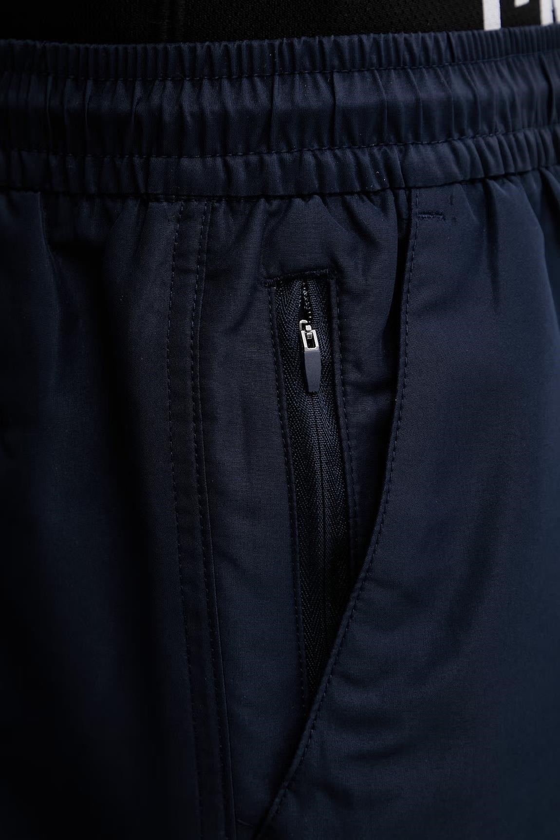 Calvin Klein Erkek Mavi Orta Boy Bağcıklı Deniz Şortu LV00N61015
