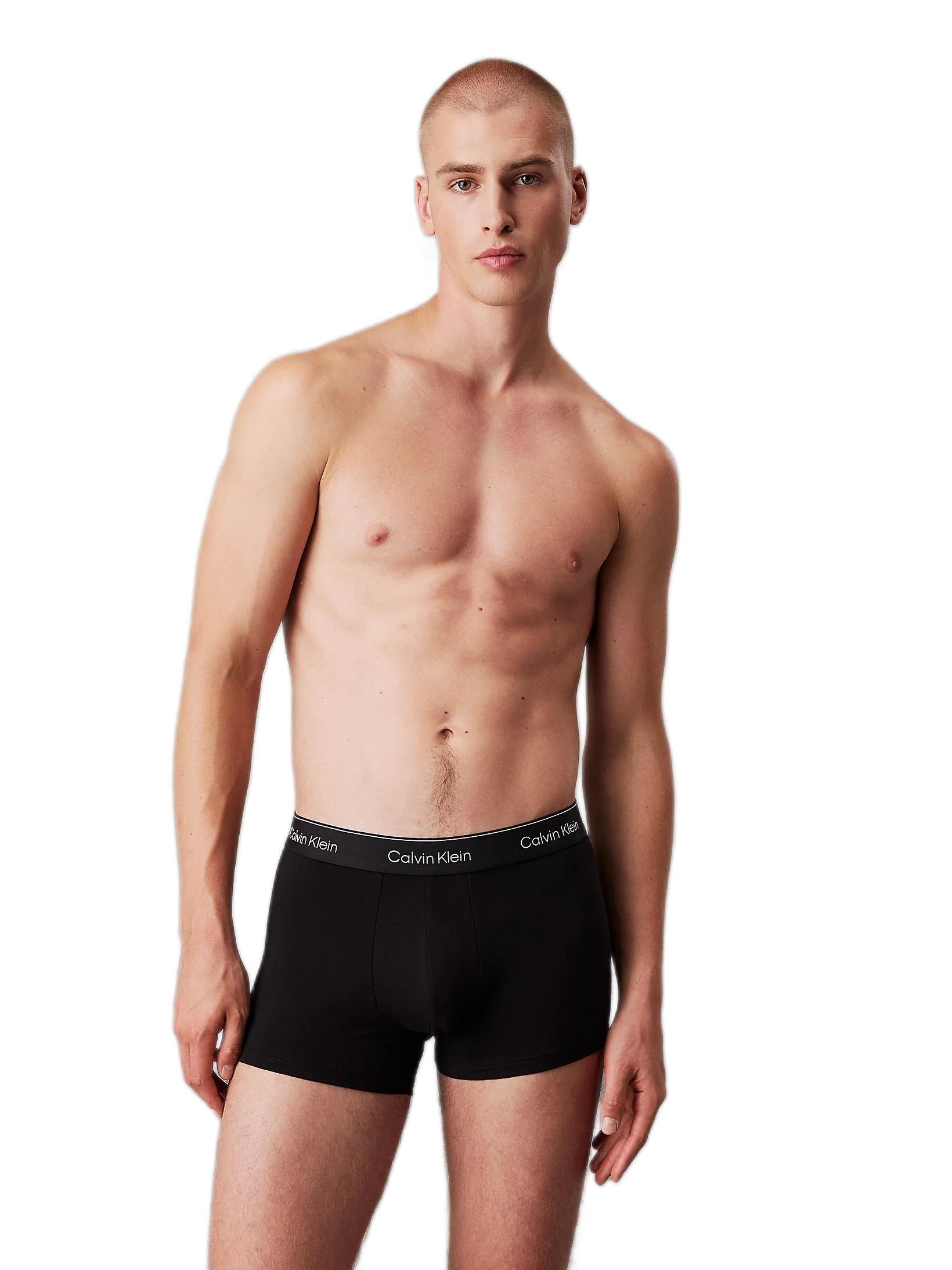Calvin Klein Erkek Siyah 3'lü Boxer Trunk LV00NB4392