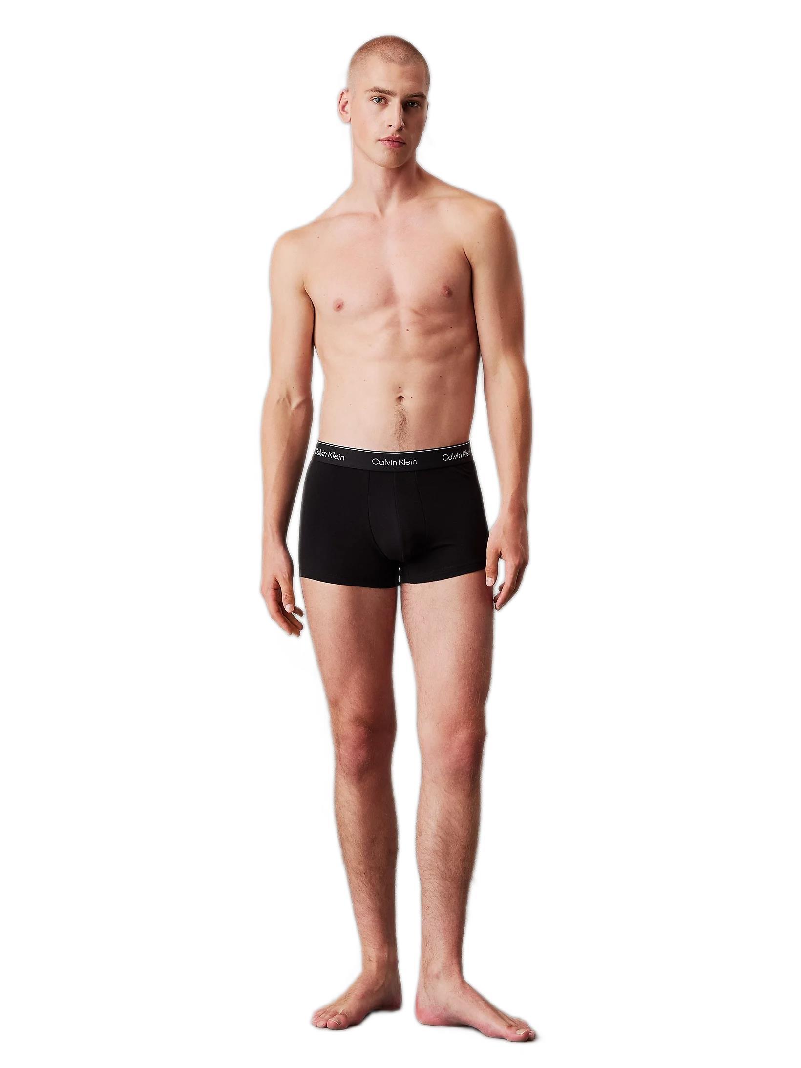 Calvin Klein Erkek Siyah 3'lü Boxer Trunk LV00NB4392