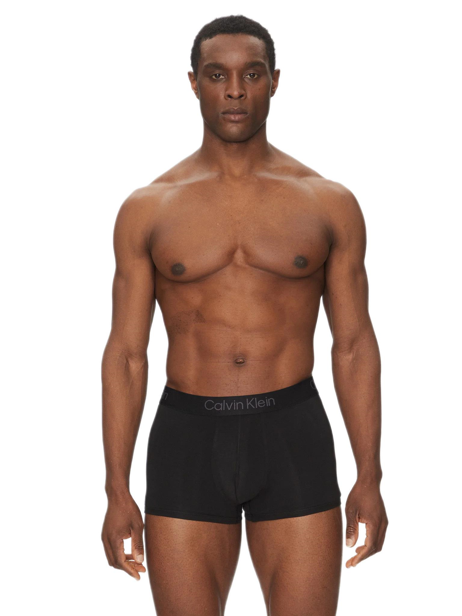 Calvin Klein Erkek Siyah 3'lü Boxer Trunk LV00NB4192
