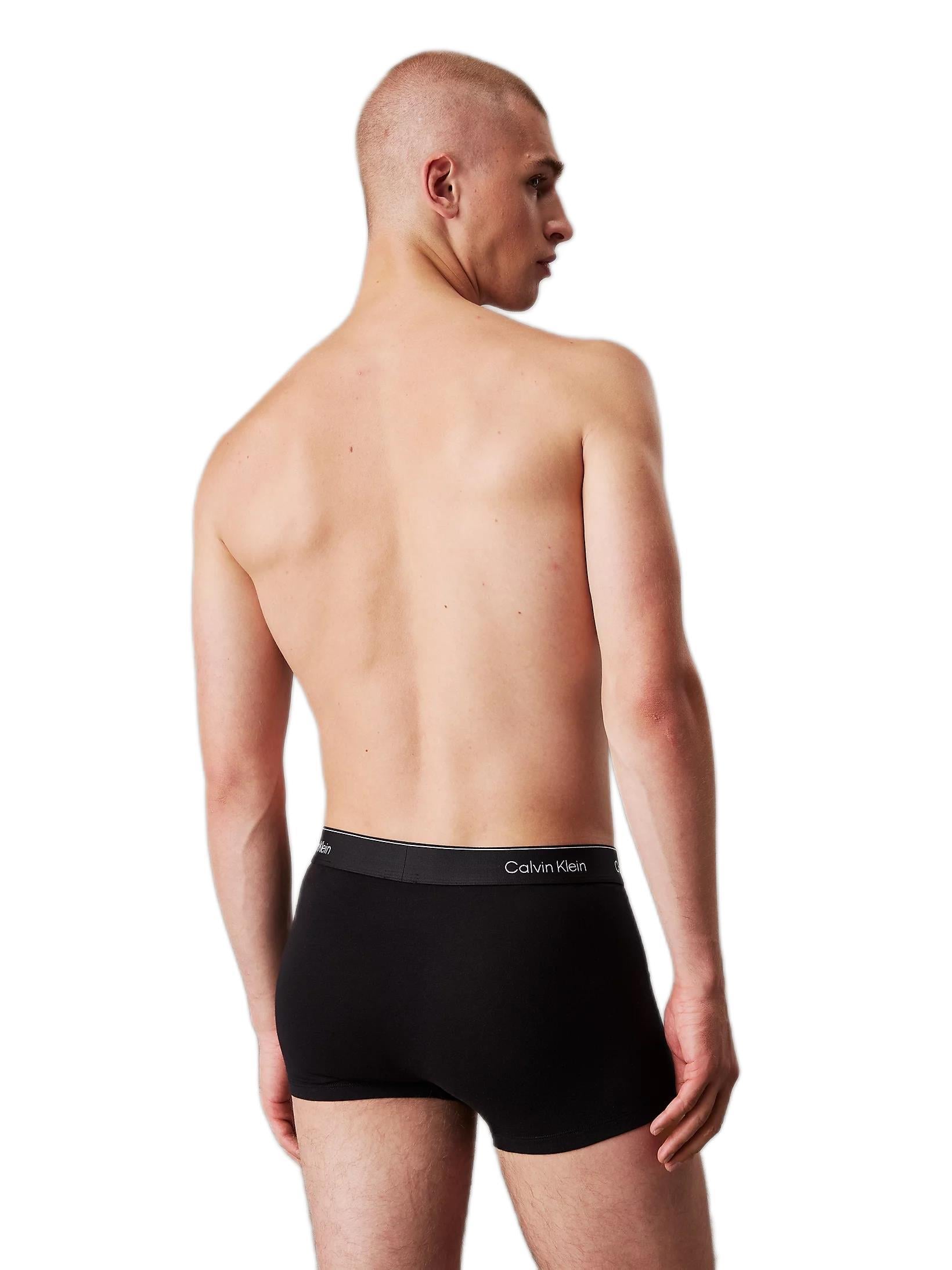 Calvin Klein Erkek Siyah 3'lü Boxer Trunk LV00NB4392