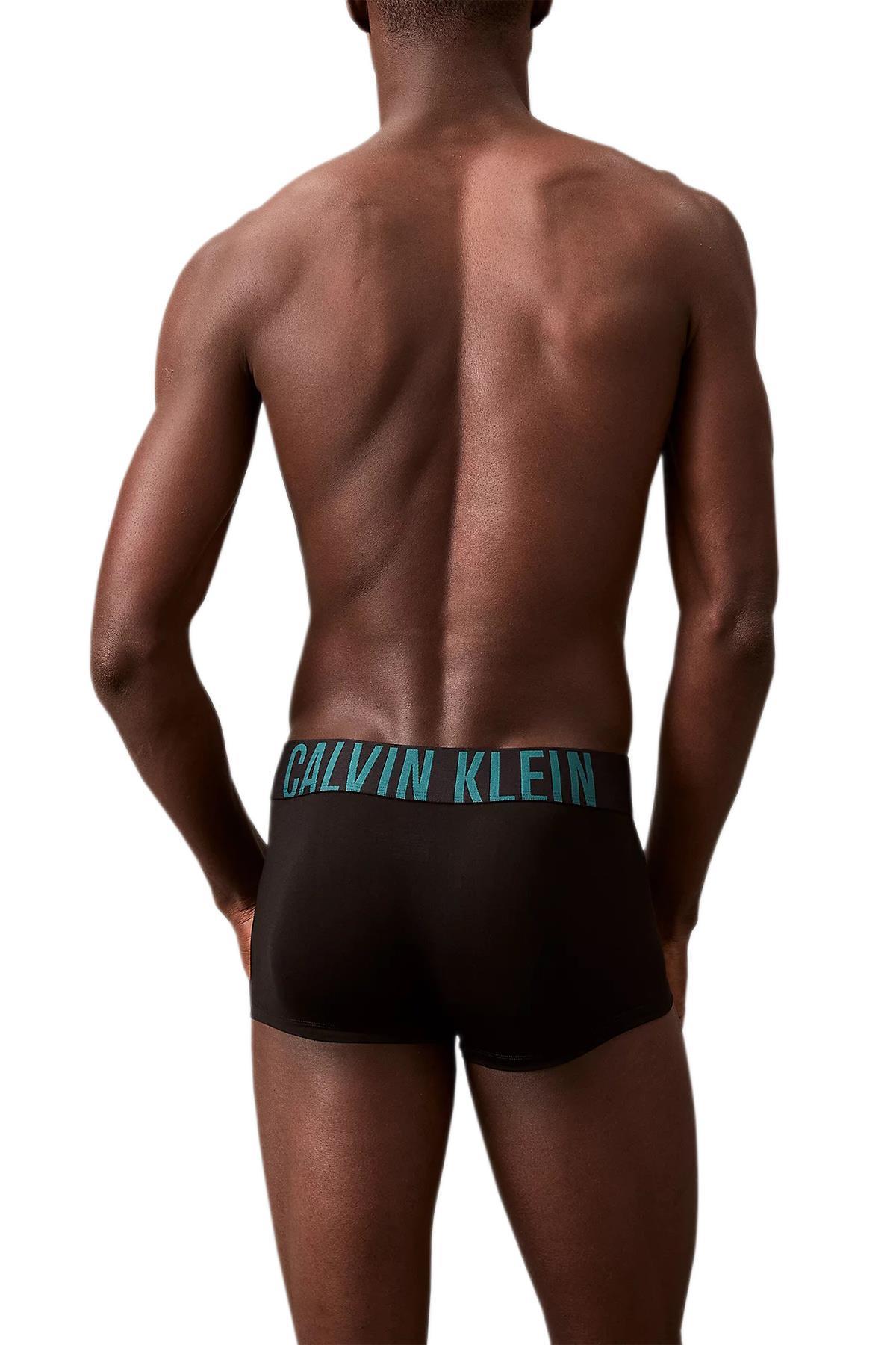 Calvin Klein Erkek Siyah 3'lü Low Rise Boxer Trunk 000NB3611A