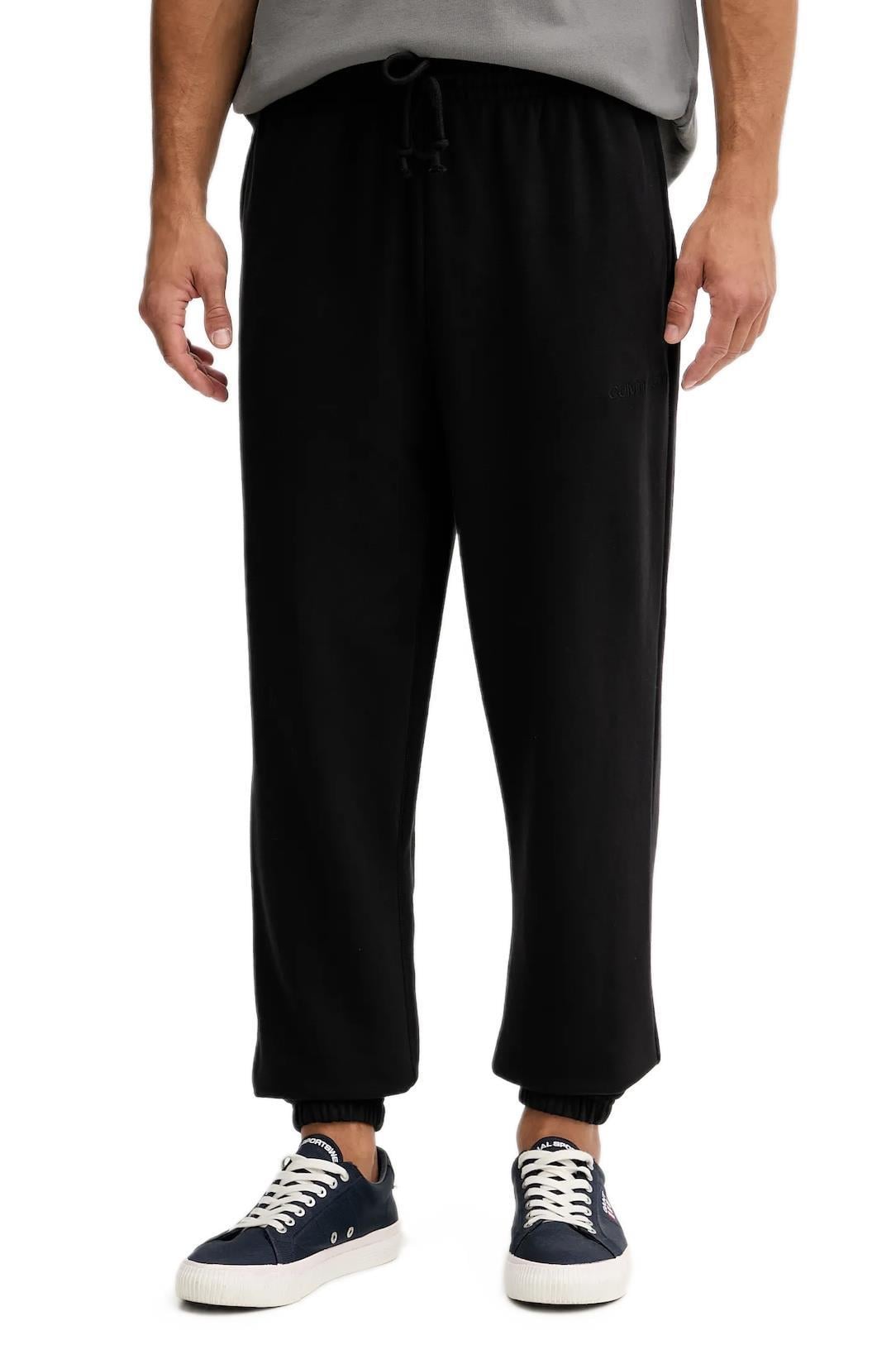 Calvin Klein Erkek Siyah Jogger Eşofman Altı LV00NM2931