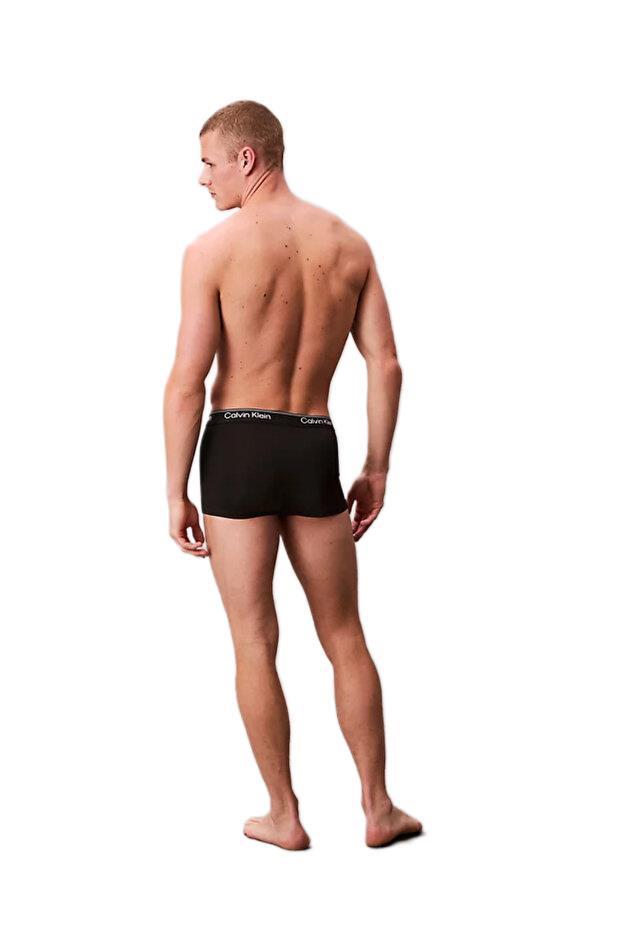 Calvin Klein Erkek Siyah Low Rise Trunk Boxer 3’lü Paket LV00NB4409