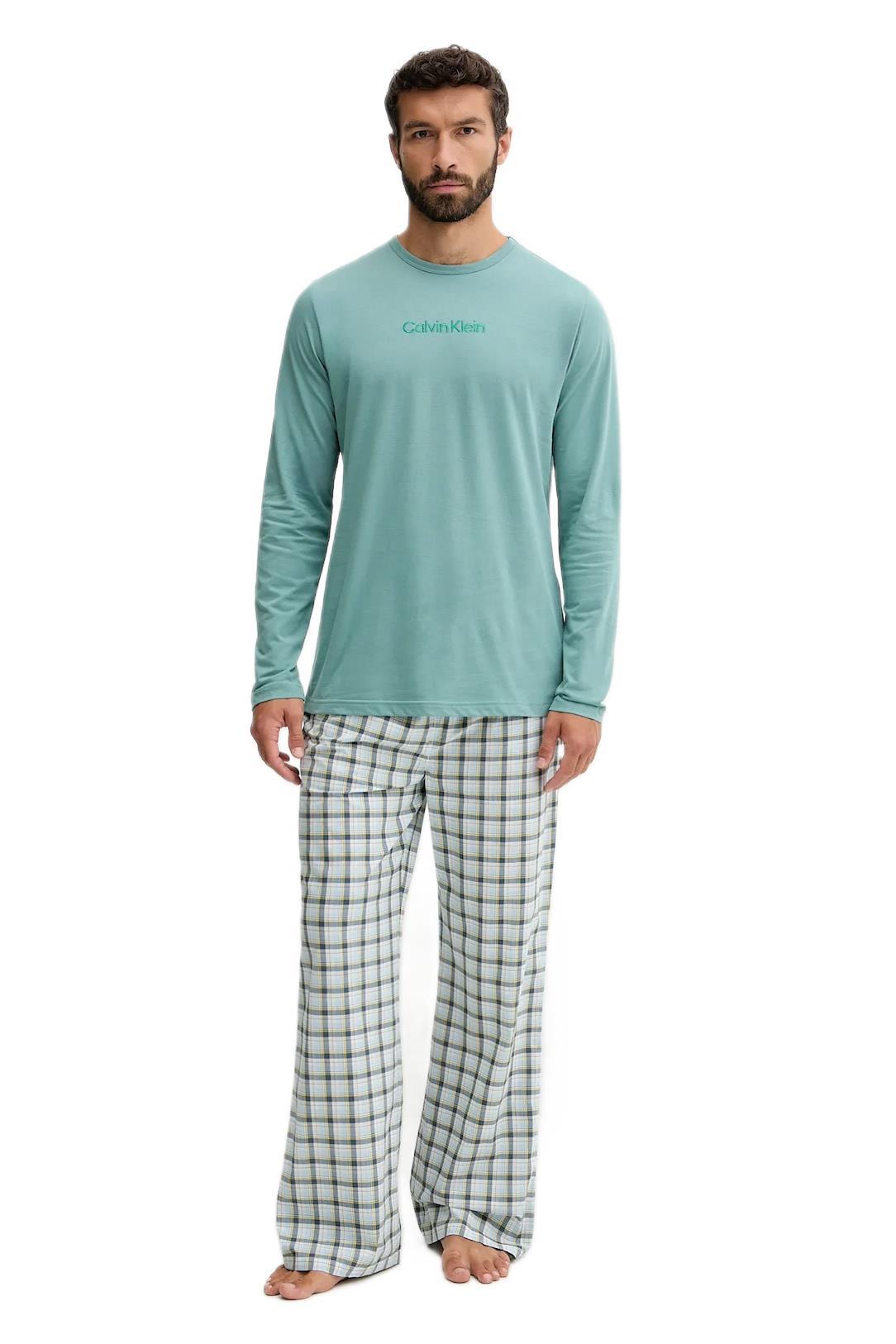 Calvin Klein Erkek Yeşil T-Shirt 000NM2771E