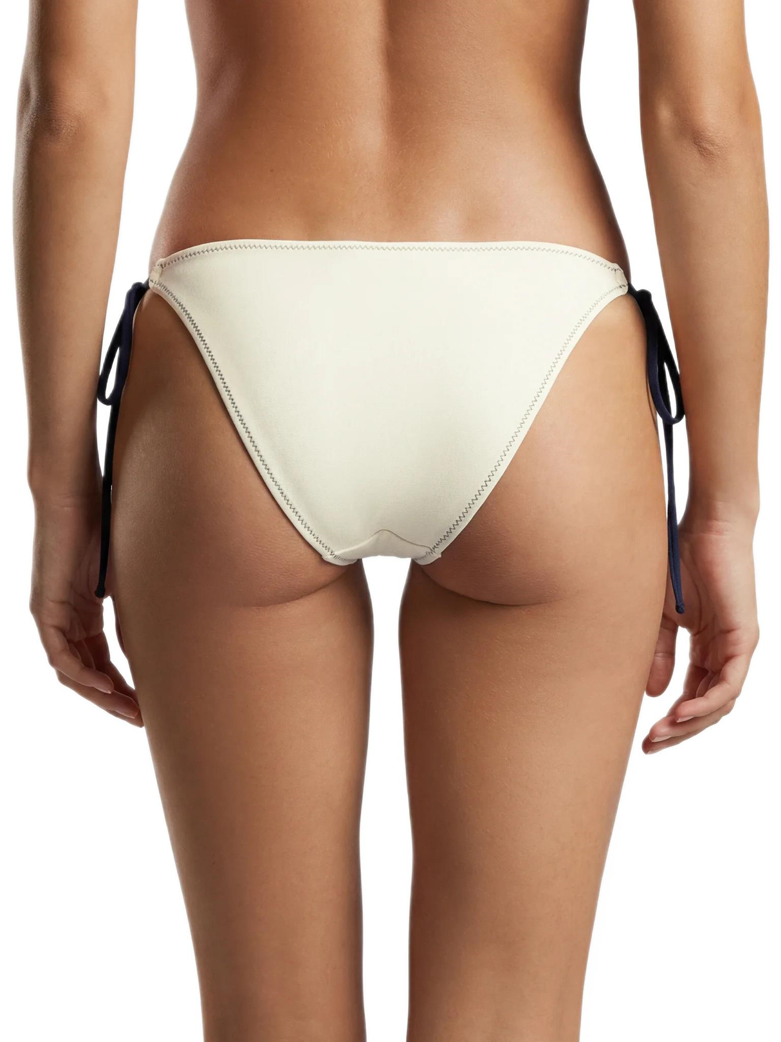 Calvin Klein Kadın Beyaz Yan Bağlamalı Hipster Bikini Altı LV00Q61215