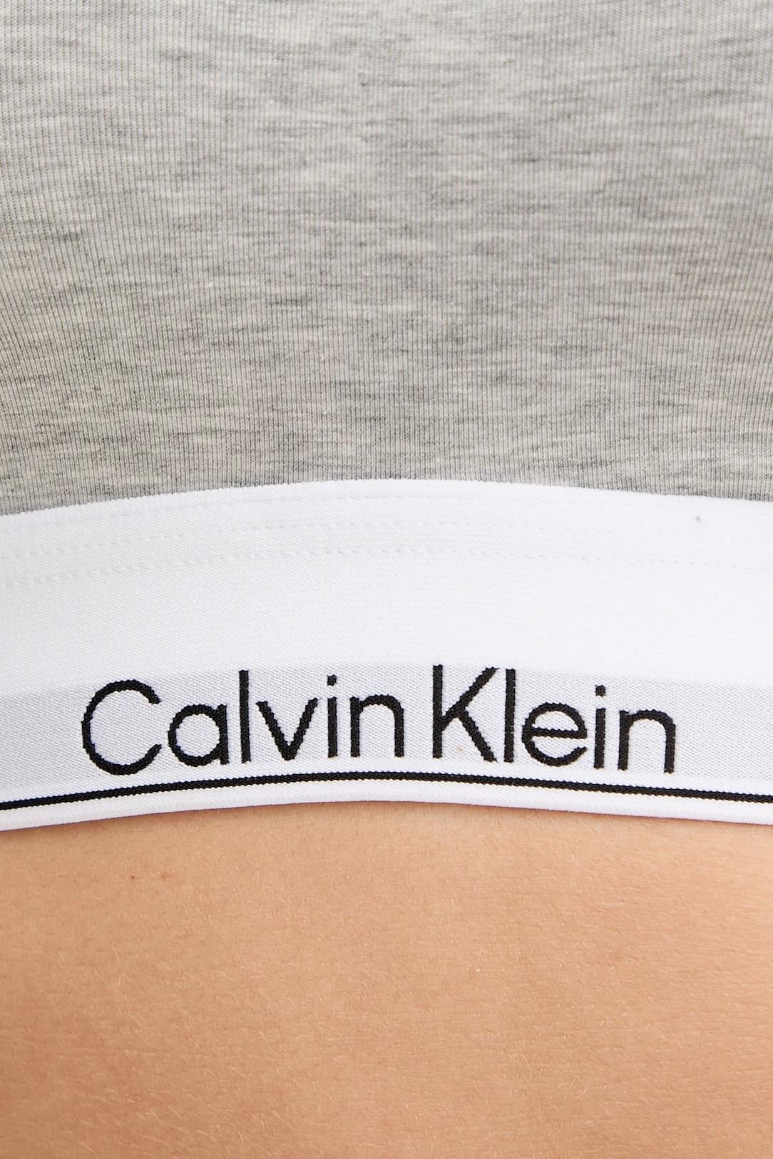 Calvin Klein Kadın Gri Destekli Lift Bralette Sütyen LV00QF8500