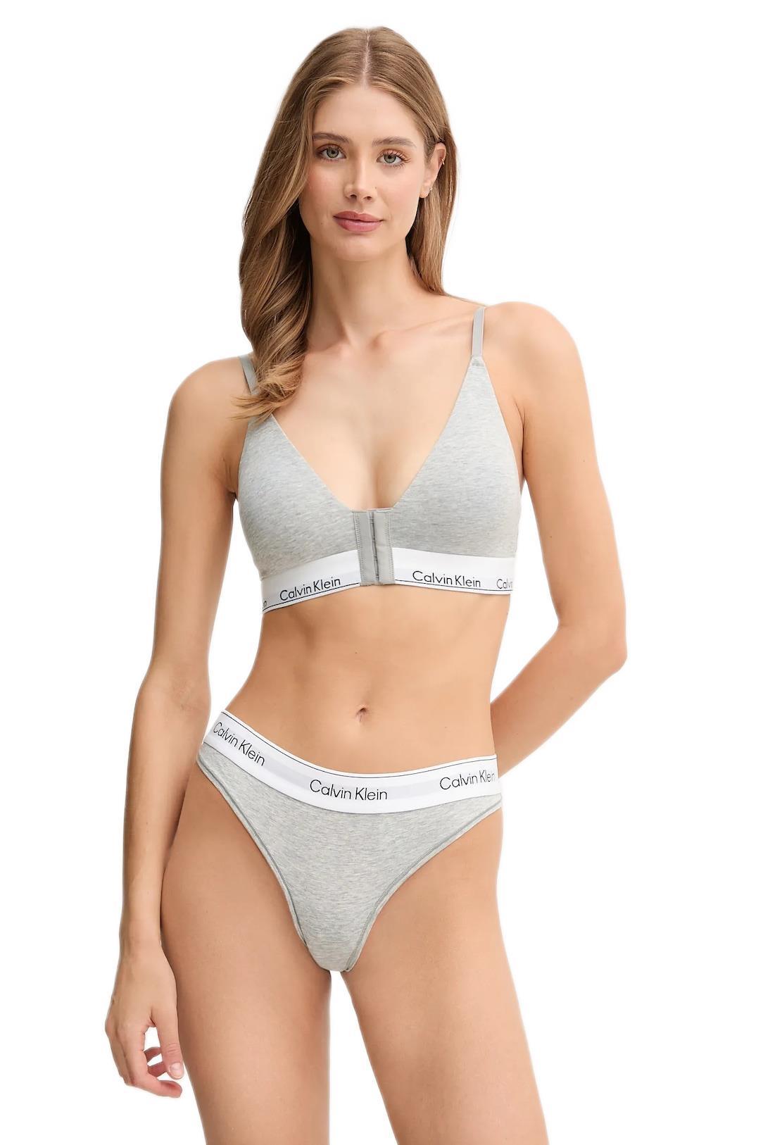 Calvin Klein Kadın Gri Tanga LV00QF8518