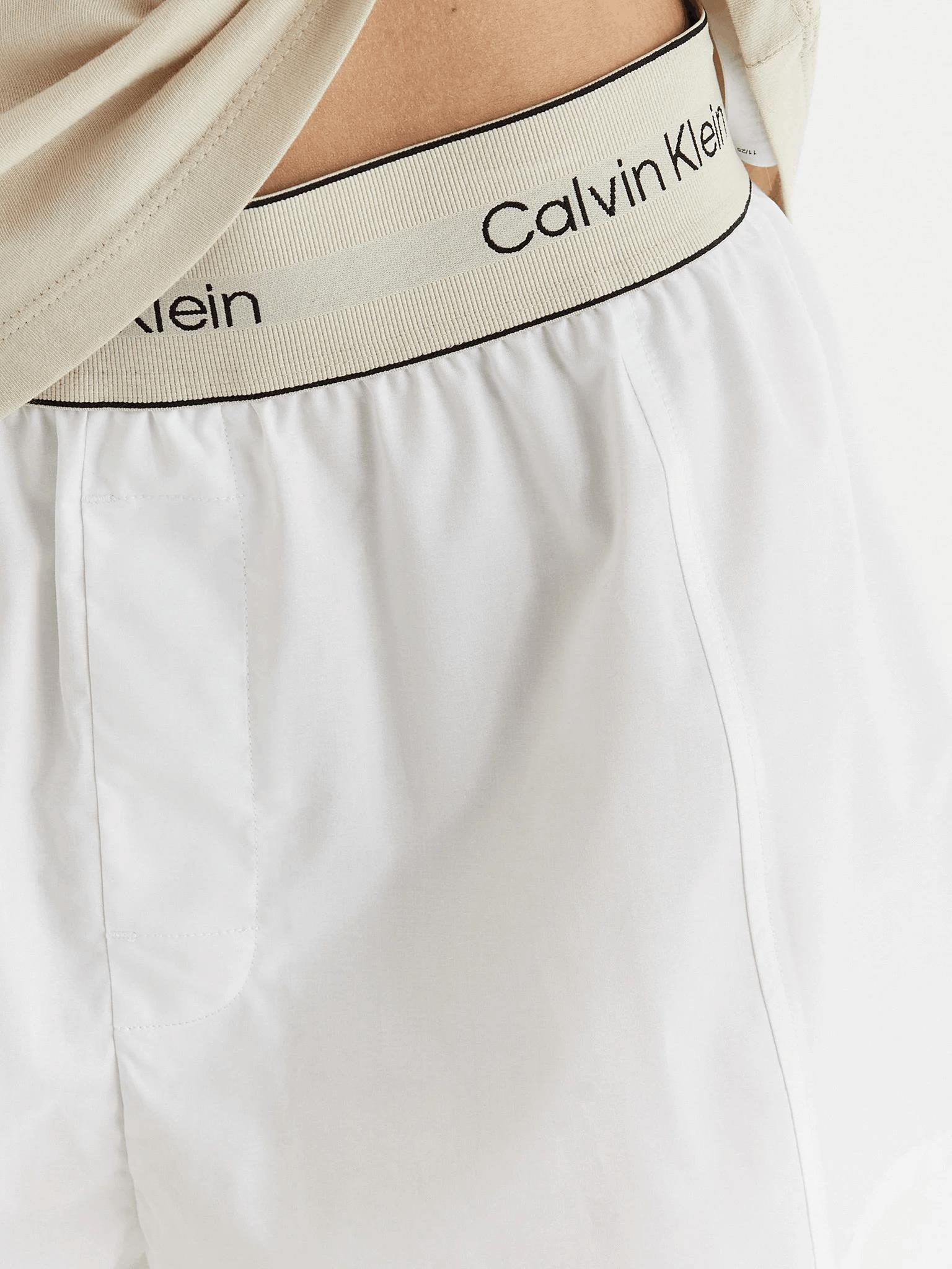 Calvin Klein Kadın Haki Kısa Kollu Heritage Şortlu Pijama Takımı LV00QS7653