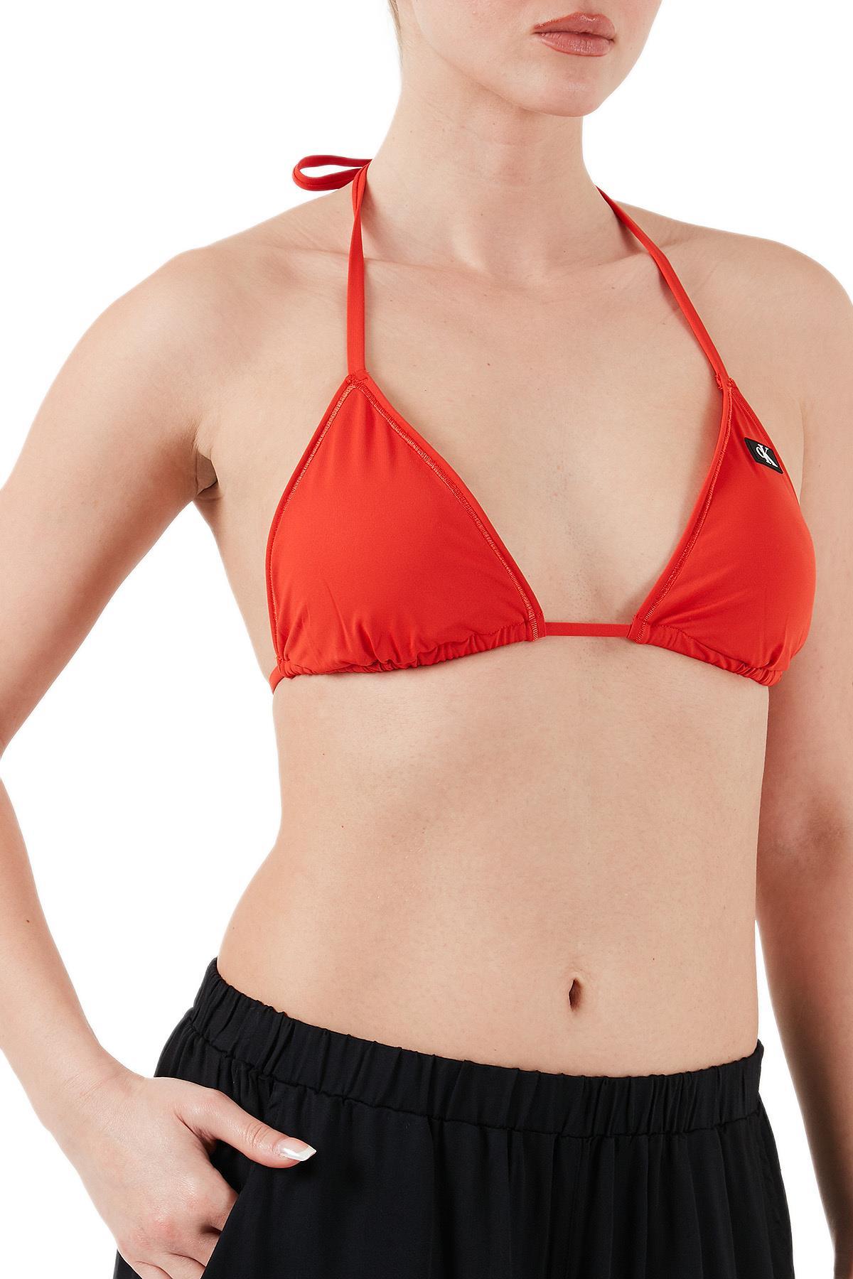 Calvin Klein Kadın Kırmızı Bikini Üst KW0KW02343