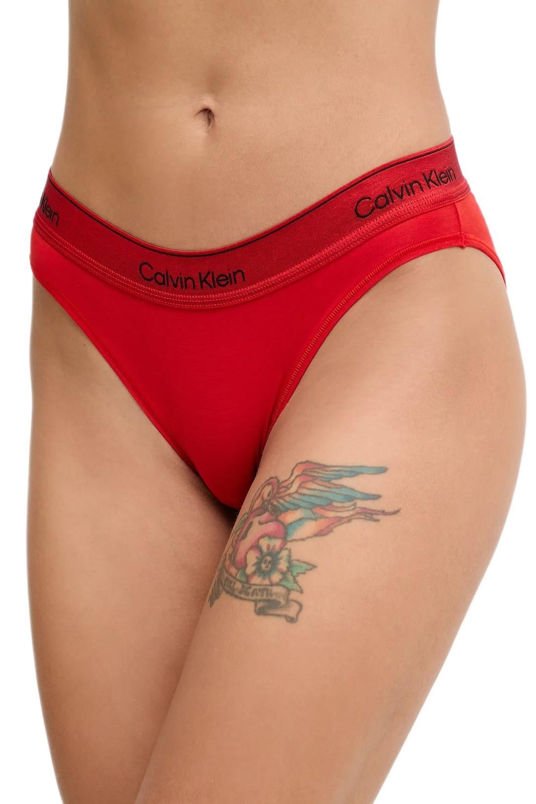 Calvin Klein Kadın Kırmızı Külot LV00QF8550