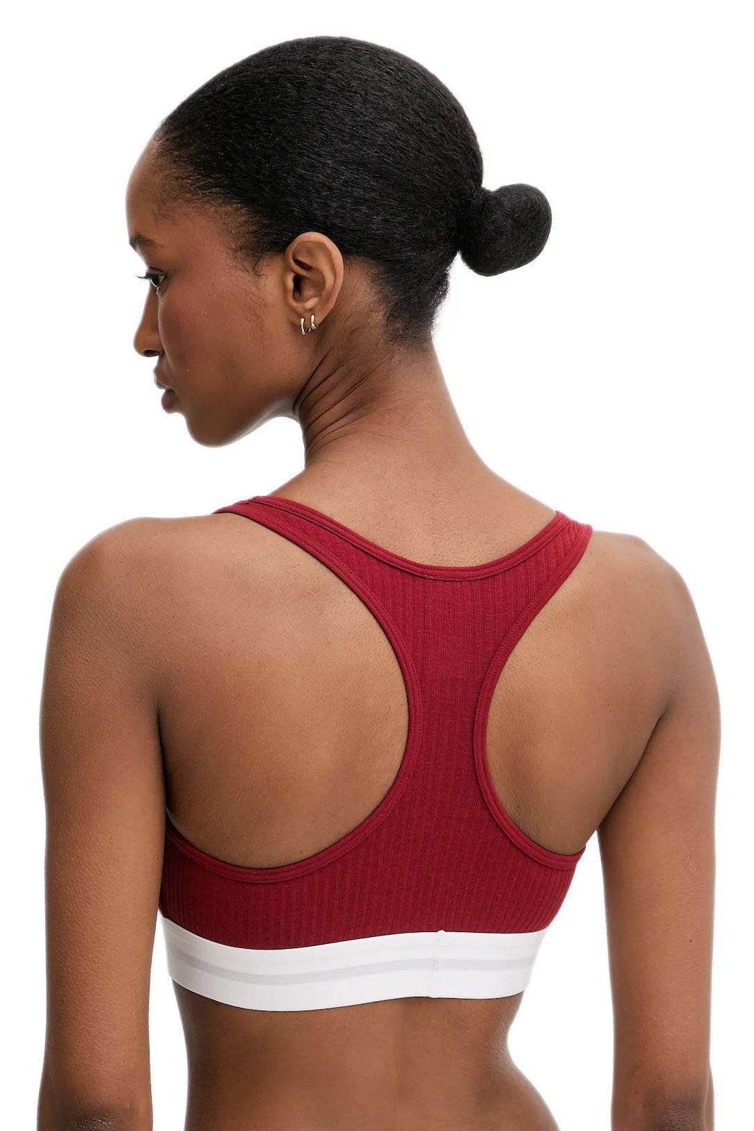 Calvin Klein Kadın Kırmızı Lightly Lined Bralette Sütyen LV00QF8018