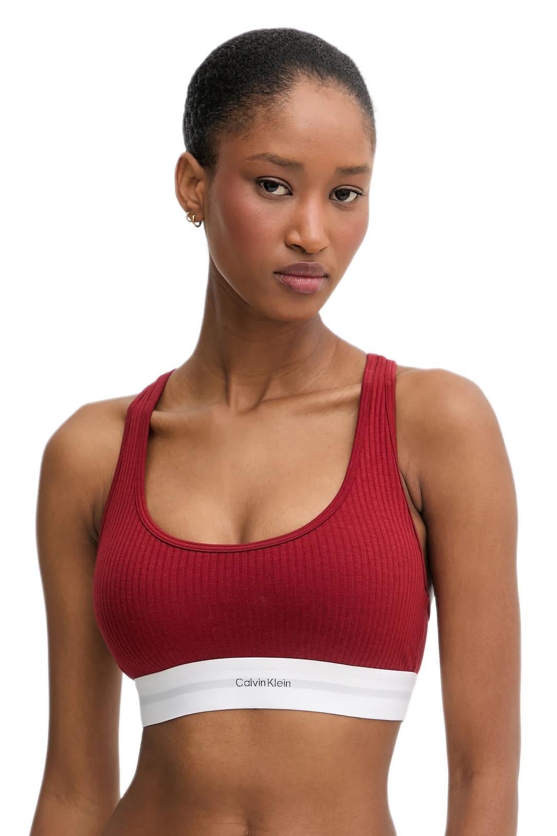 Calvin Klein Kadın Kırmızı Lightly Lined Bralette Sütyen LV00QF8018