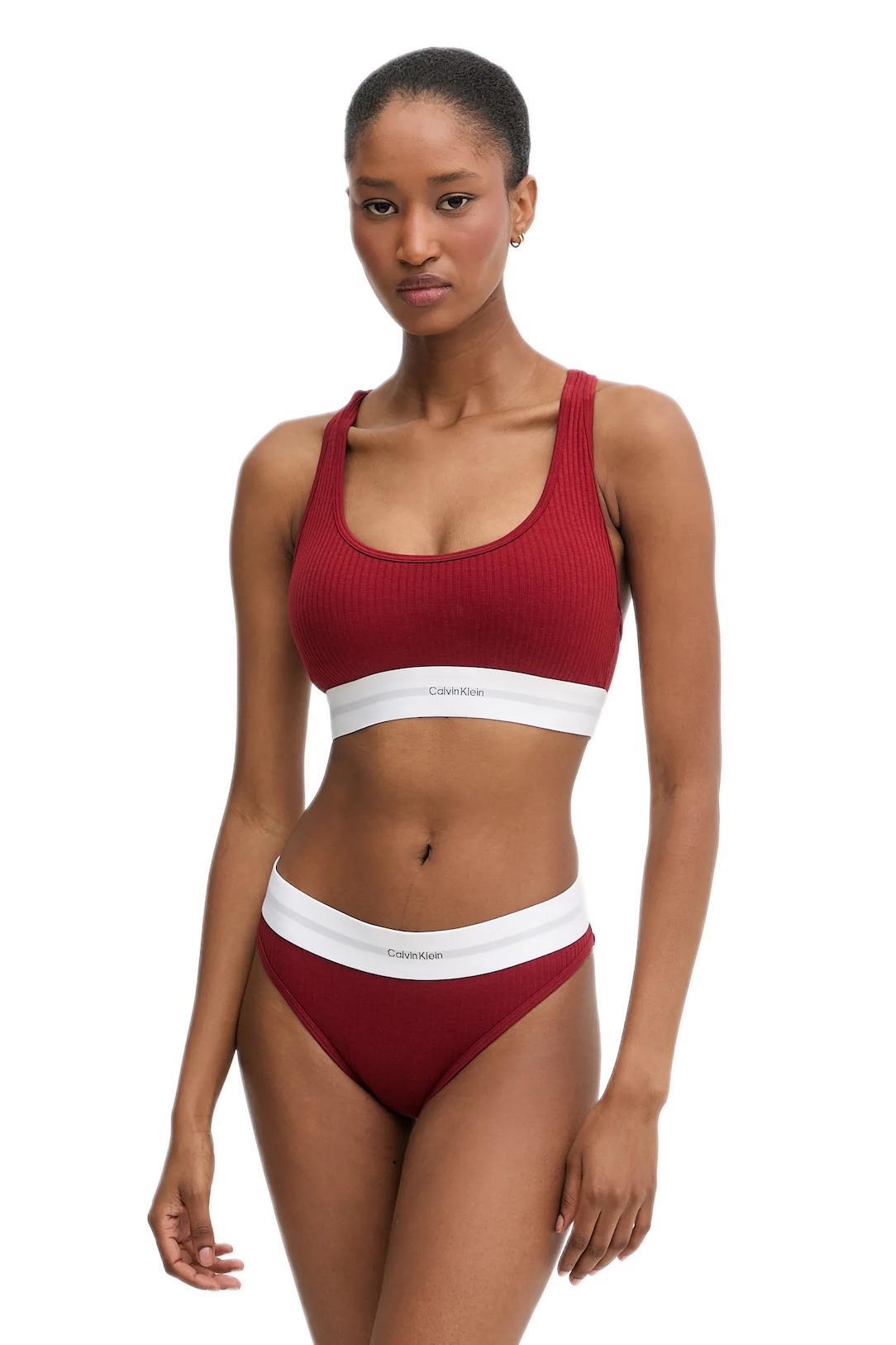 Calvin Klein Kadın Kırmızı Lightly Lined Bralette Sütyen LV00QF8018