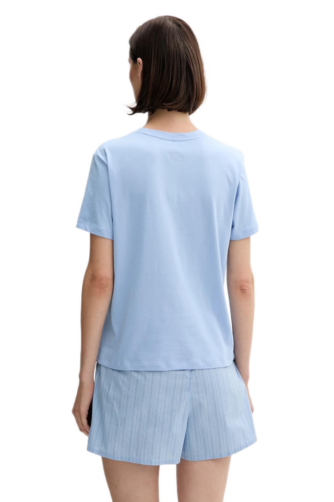 Calvin Klein Kadın Kısa Kollu Tişört ve Şort Pijama Takımı LV00QS7576