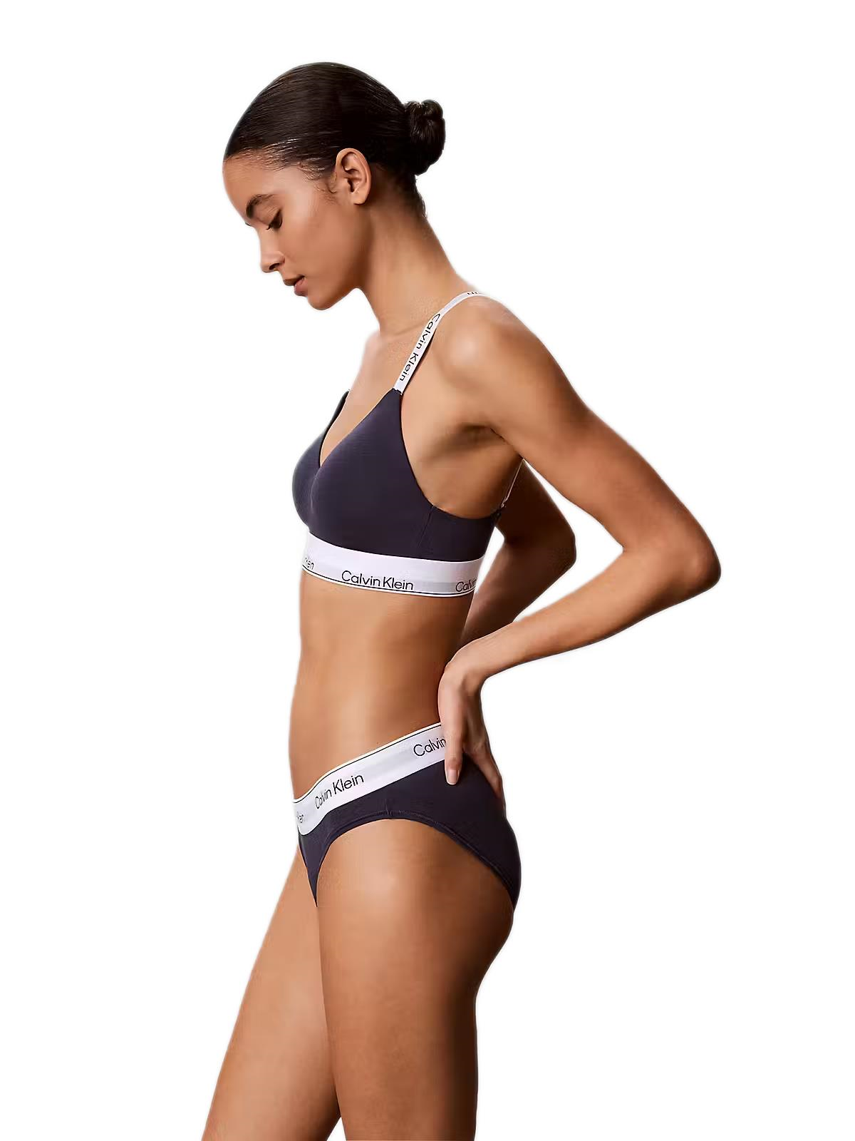 Calvin Klein Kadın Lacivert Bralet LV00QF8504