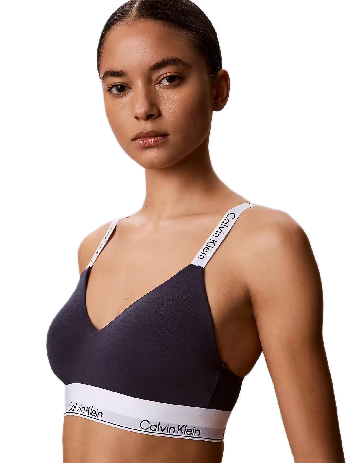 Calvin Klein Kadın Lacivert Bralet LV00QF8504