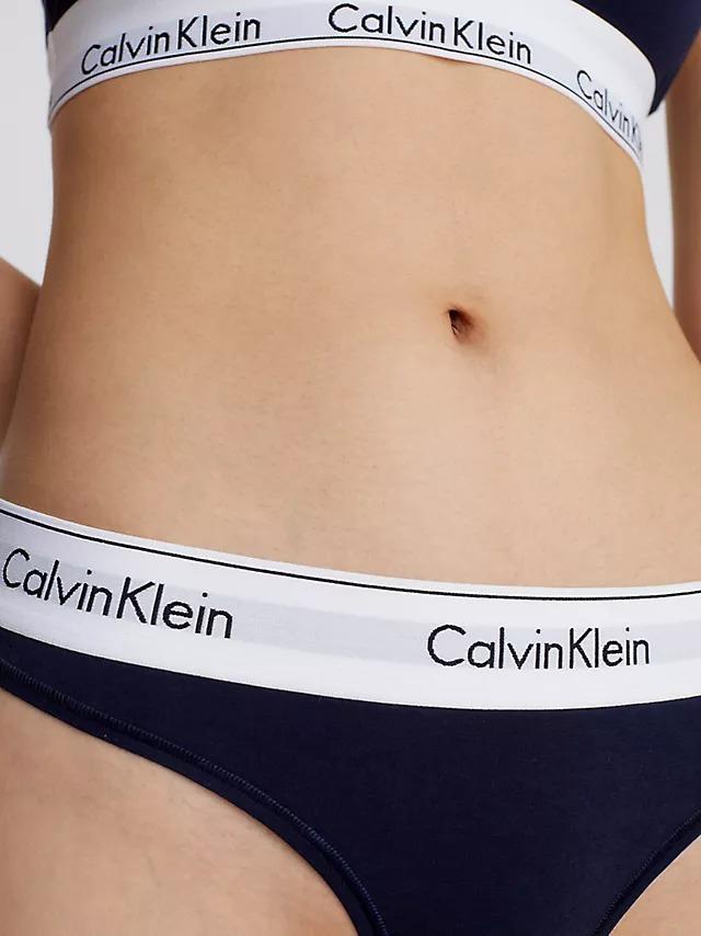 Calvin Klein Kadın Lacivert Bralet Takım 
