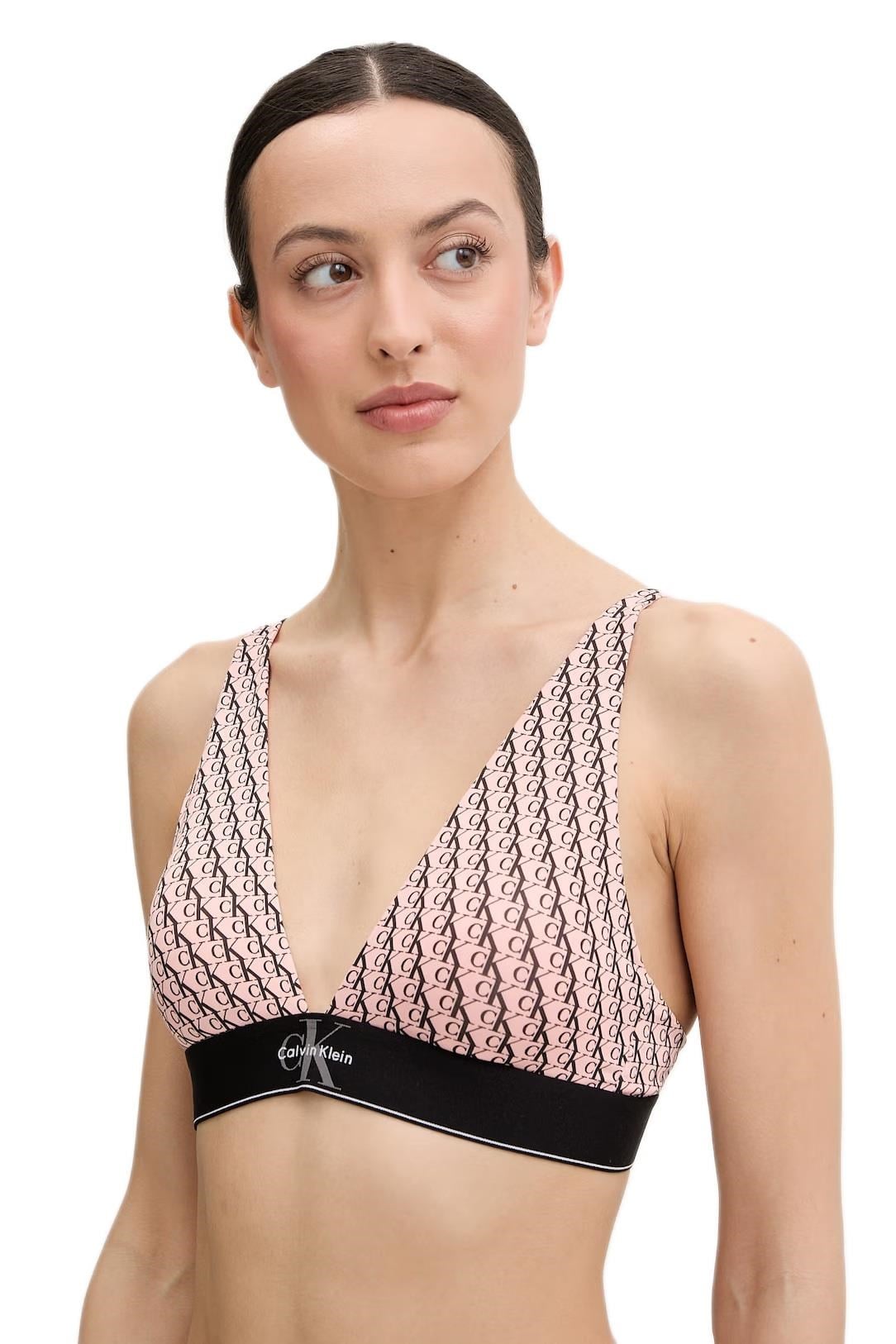 Calvin Klein Kadın Pembe Hafif Destekli Üçgen Sütyen LV00QF8703